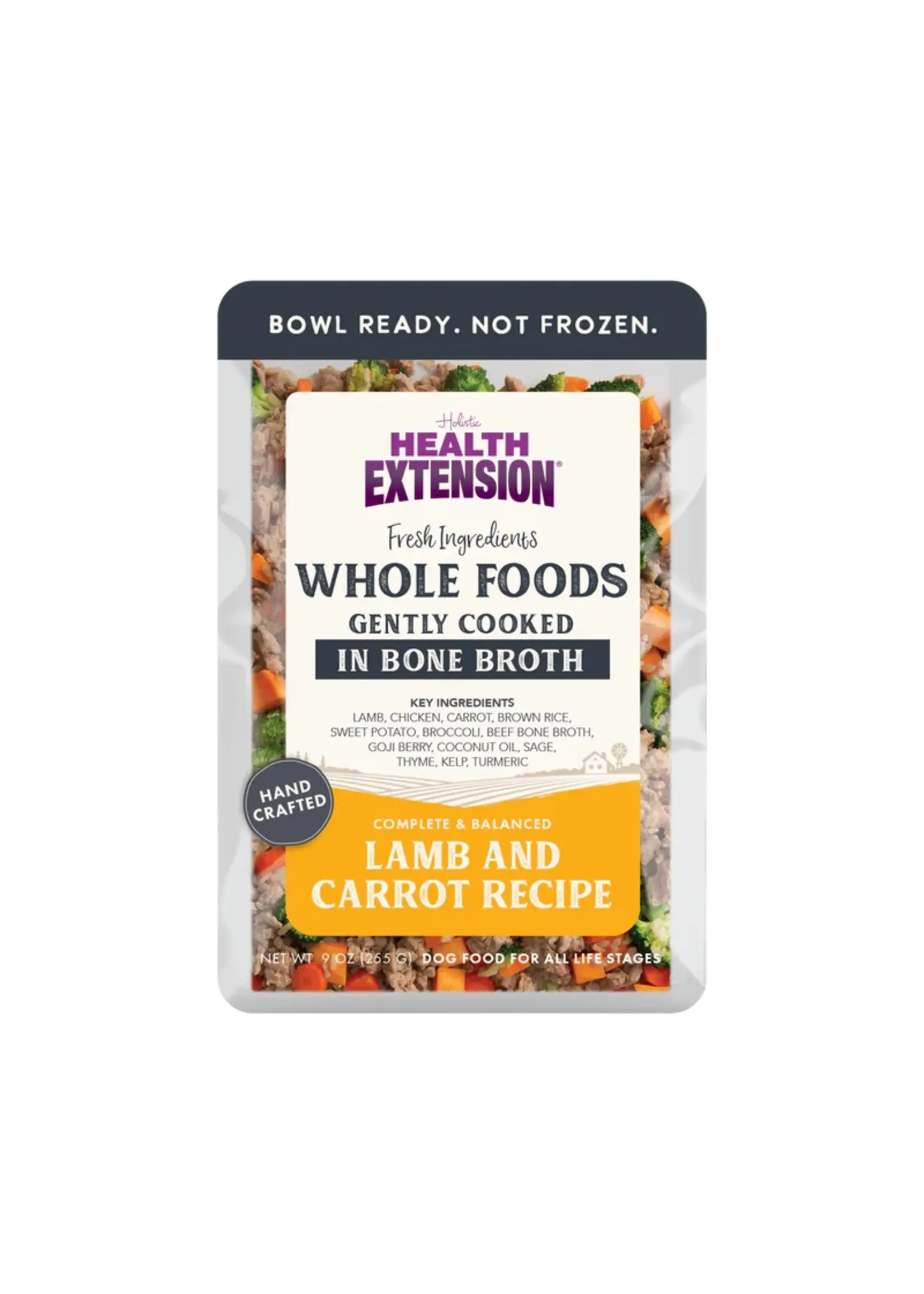 Holistic Health Extension Holistic Health Extension Gently Cooked Lamb & Carrot Recipe 9oz