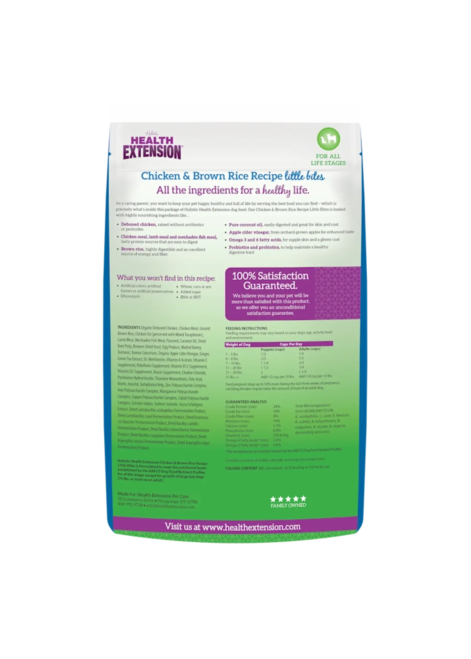 Holistic Health Extension Health Extension Dog Food Lil Bites Chicken & Brown Rice