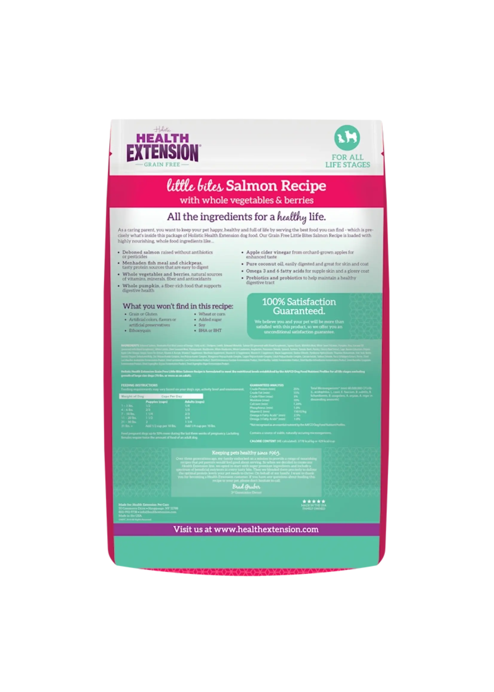 Holistic Health Extension Health Extension Dog Food GF Little Bites Salmon