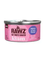 Rawz Rawz Kitten Salmon & Tuna Cat Can  2.8oz