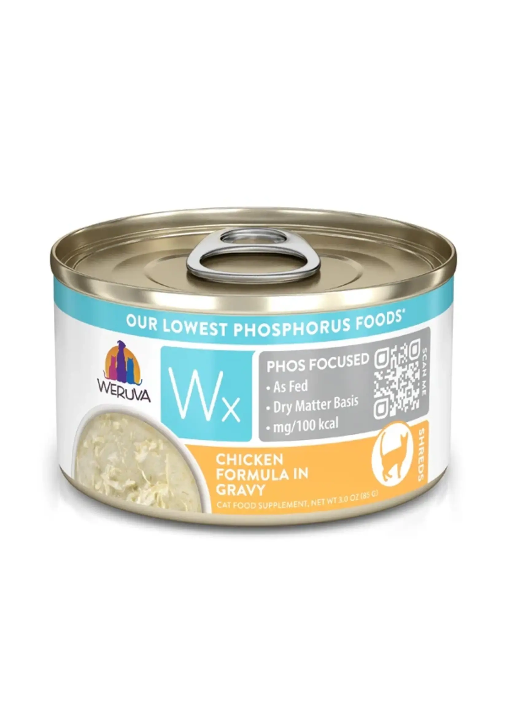 Weruva Weruva Cat Wx Low Phosphorus Chicken in Gravy, 3oz Can