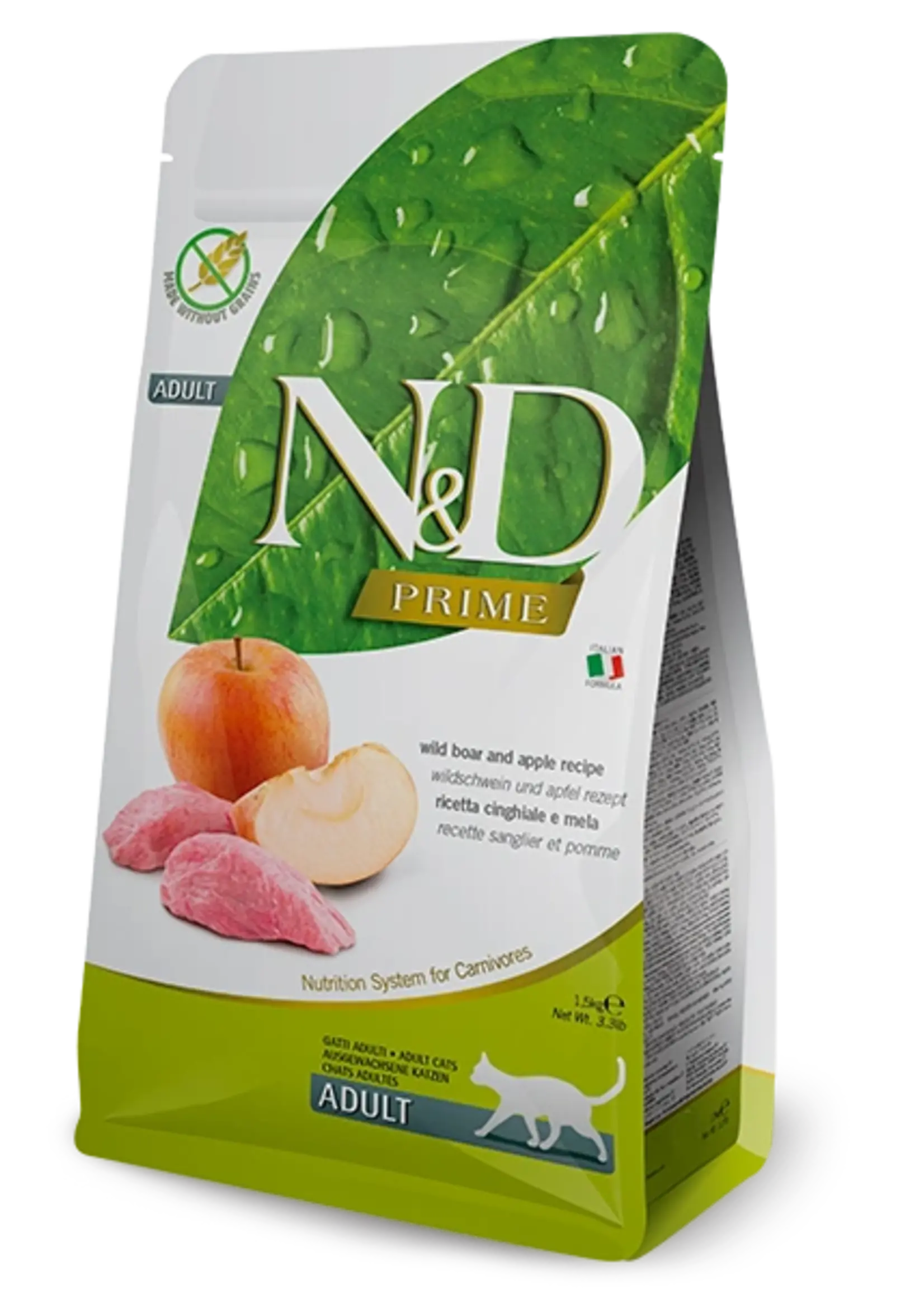 Farmina Farmina Cat N&D Prime: Boar and Apple, 3.3lb Bag