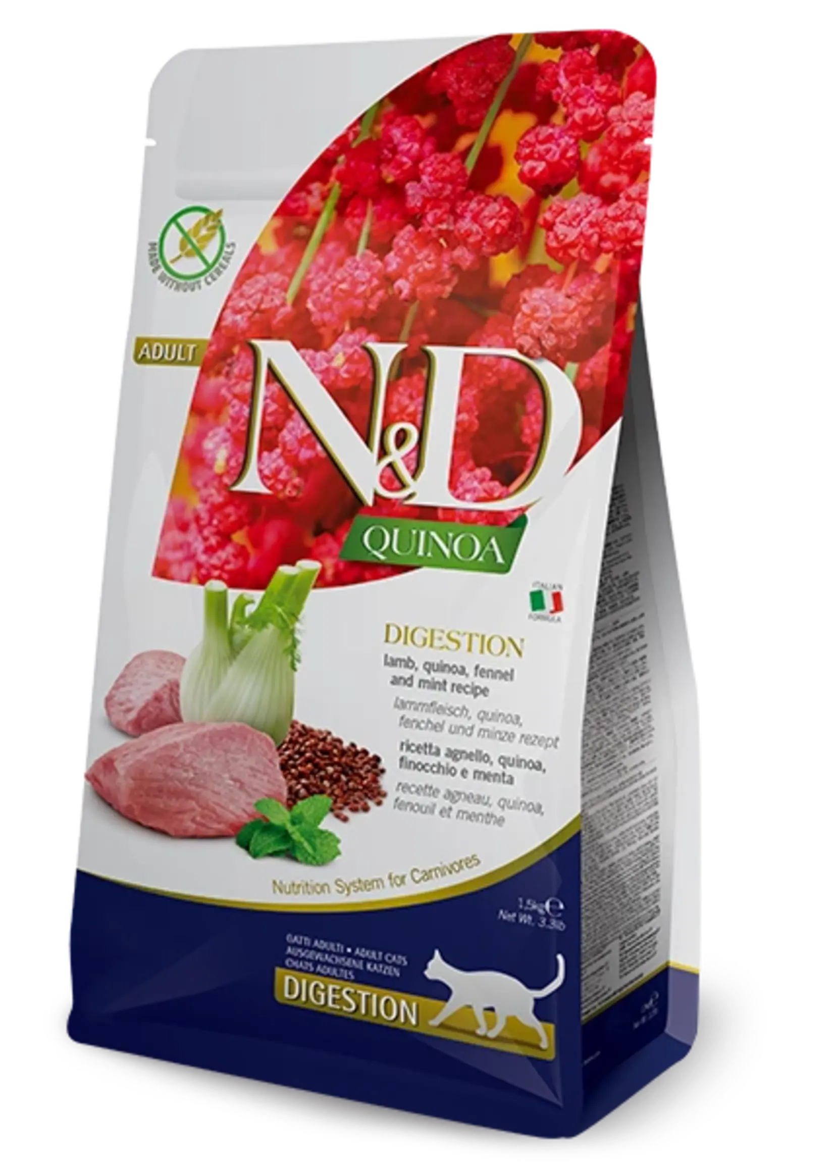 Farmina Farmina Cat N&D Quinoa: Digestion, 3.3lb Bag