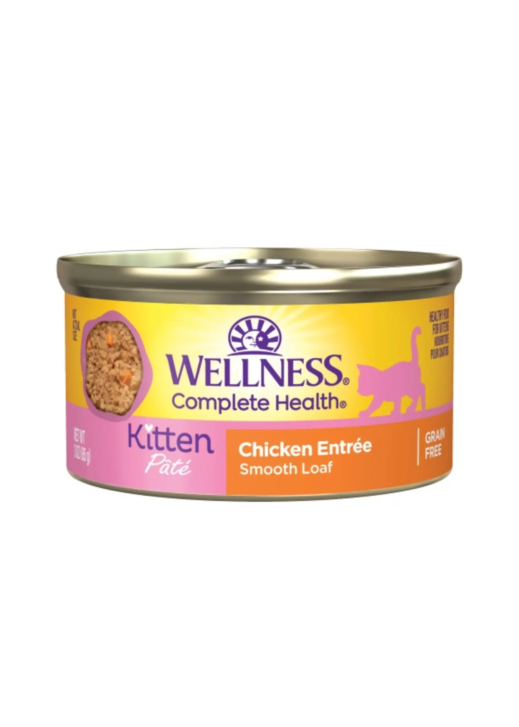 Wellness Wellness Complete Health Pate Grain-Free Core Kitten Chicken Entree, 3oz Can