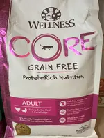 Wellness Wellness Core Grain-Free Adult Turkey with Turkey Meal and Duck Cat Food, 5lb