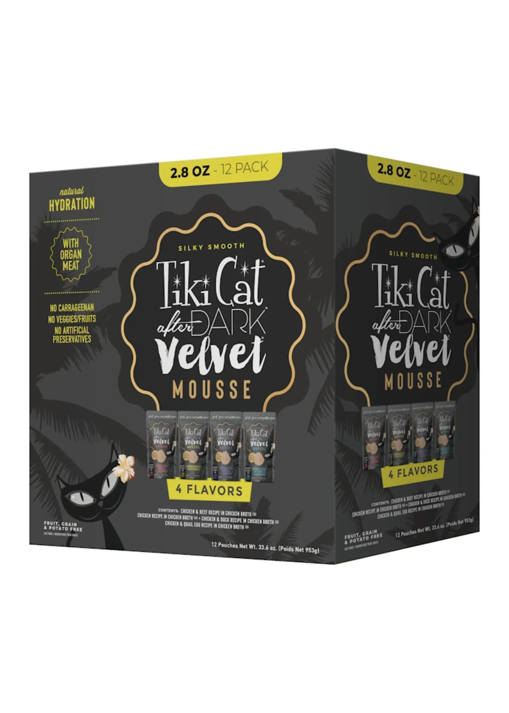 Tiki Cat Tiki Cat After Dark Velvet Mousse, 2.8oz Variety Pack