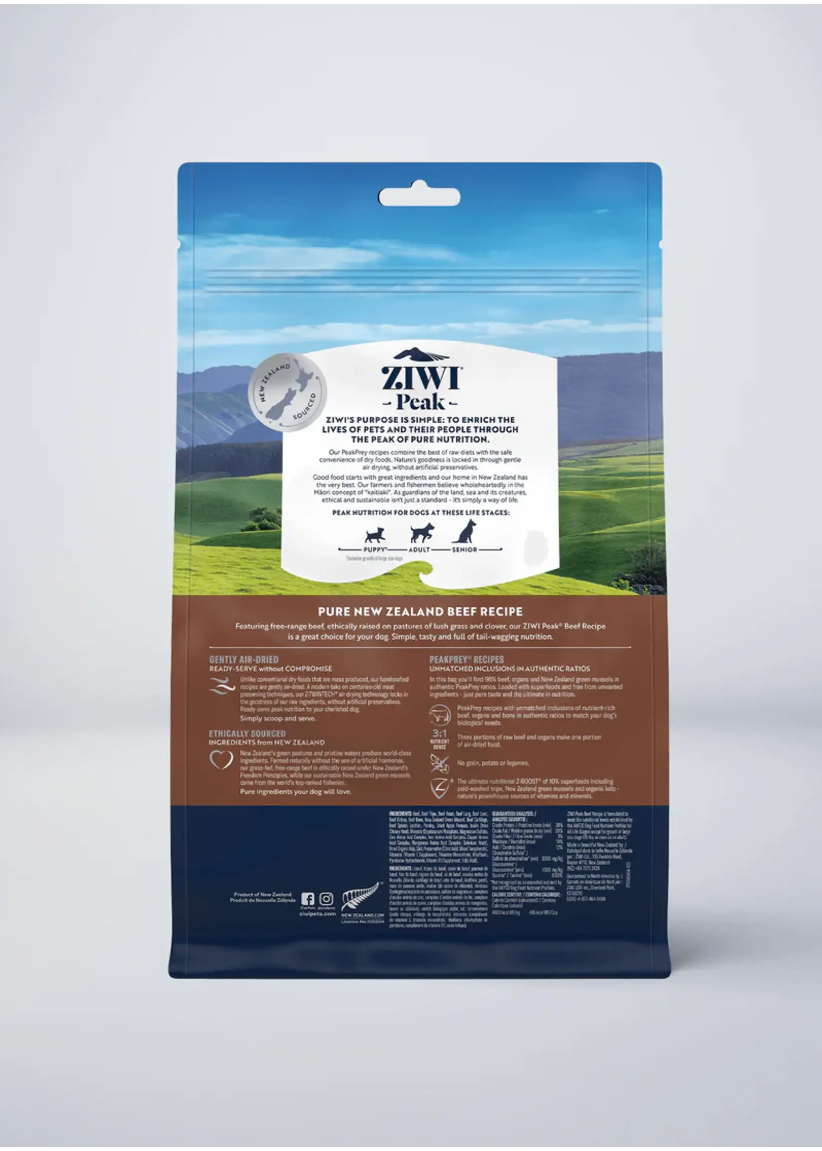 Ziwi Peak Ziwi Peak Air-Dried Dog Food Beef