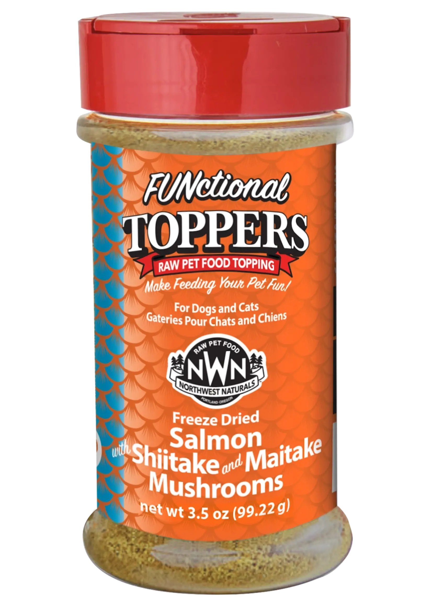 Northwest Naturals Northwest Natural Freeze Dried Toppers Salmon w/Mushroom Topper 3.5 oz