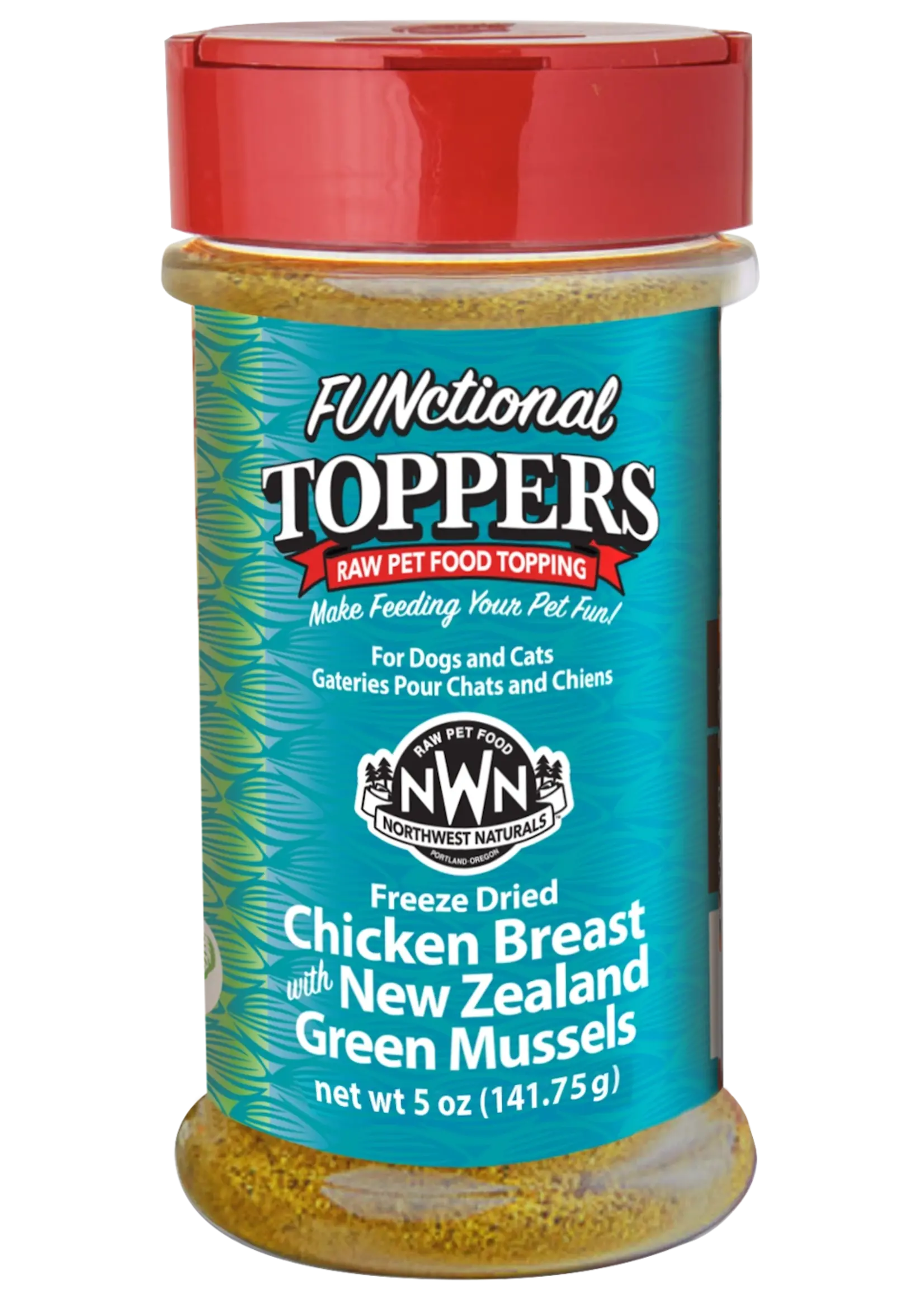 Northwest Naturals Northwest Naturals Freeze Dried Toppers Green Lipped Mussels & Chicken Breast 5oz