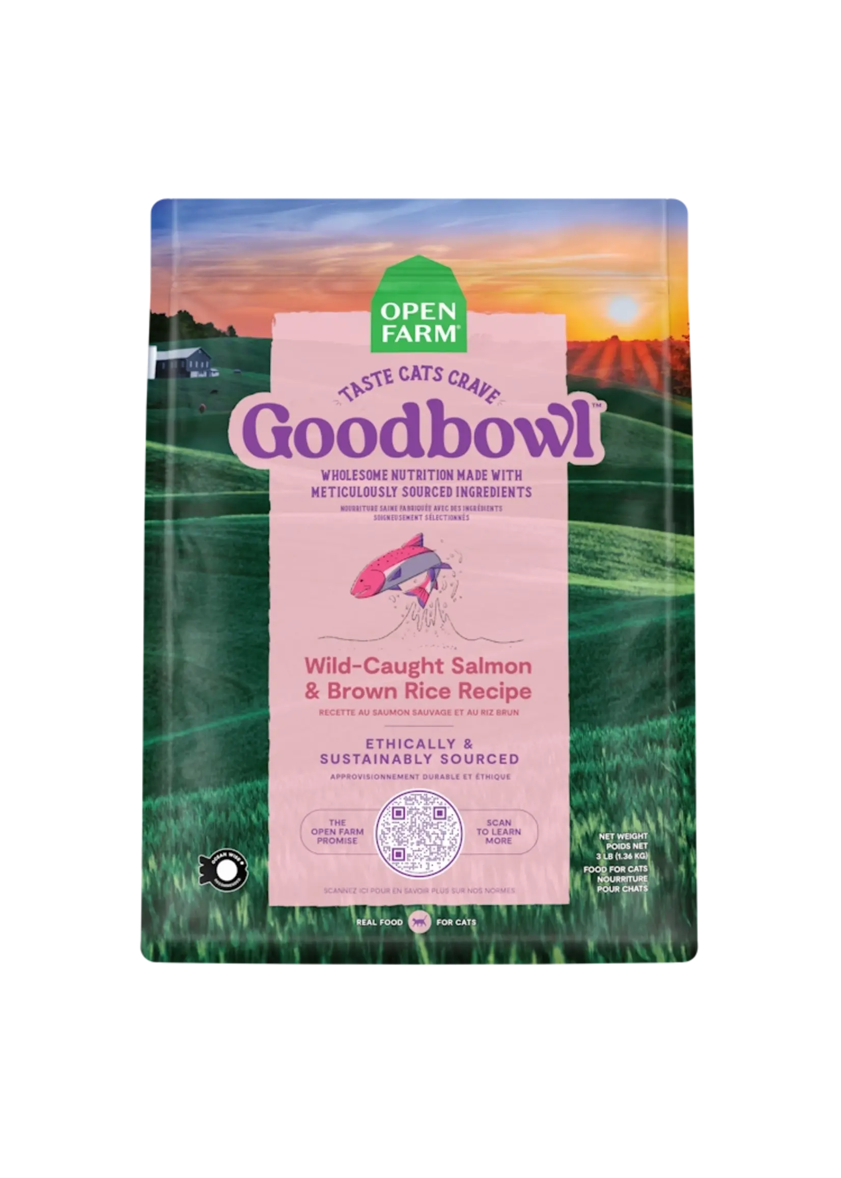 Open Farm Open Farm Cat Goodbowl Wild-Caught Salmon 3lb