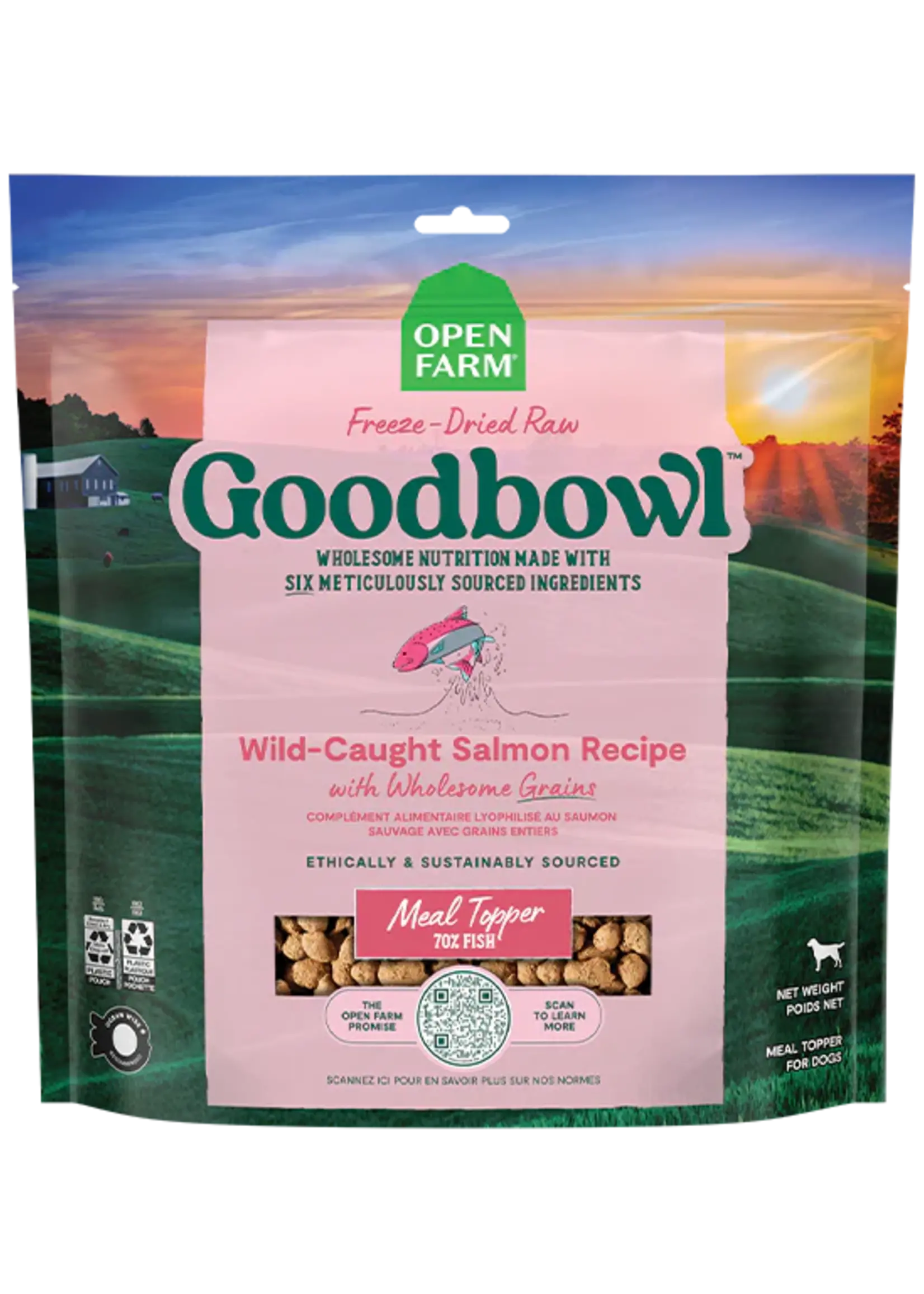 Open Farm Open Farm Freeze-Dried Goodbowl Wild-Caught Salmon