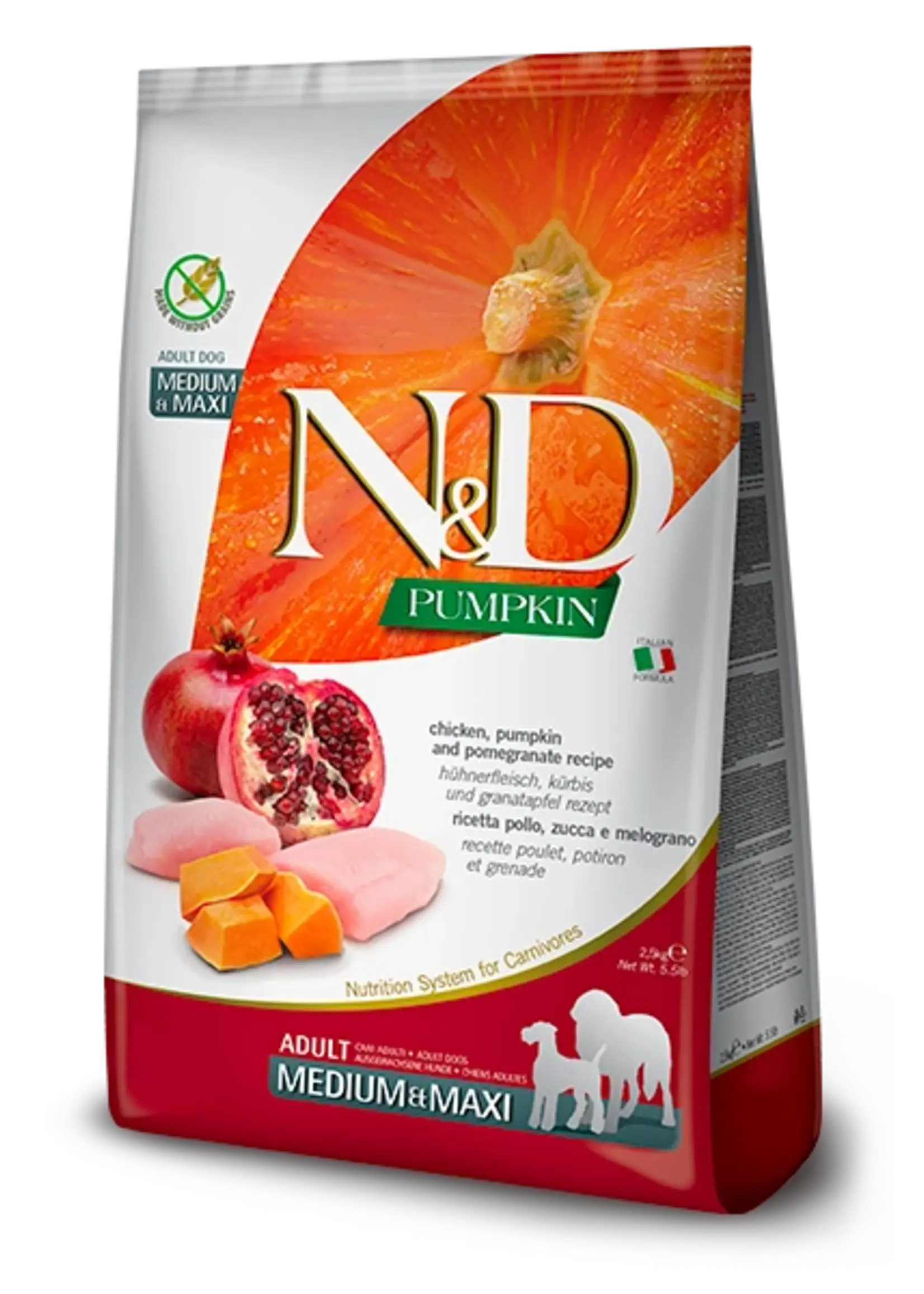Farmina Farmina N&D Pumpkin Chicken Adult Med-Maxi  Dog Food