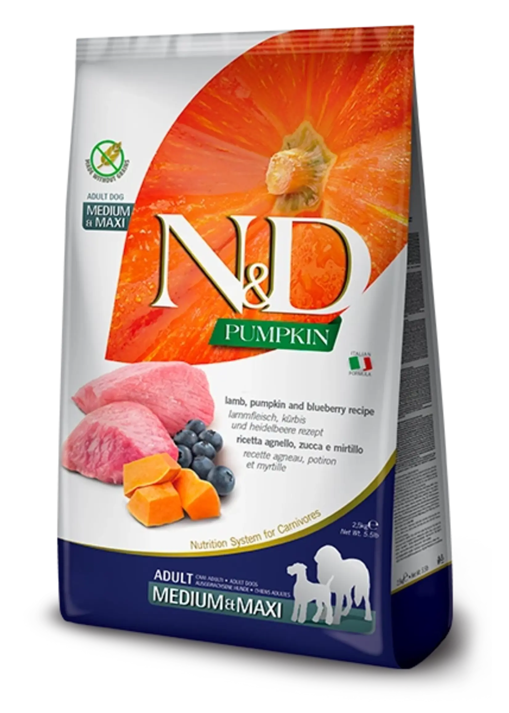 Farmina Farmina N&D Pumpkin Lamb Adult Med-Maxi  Dog Food