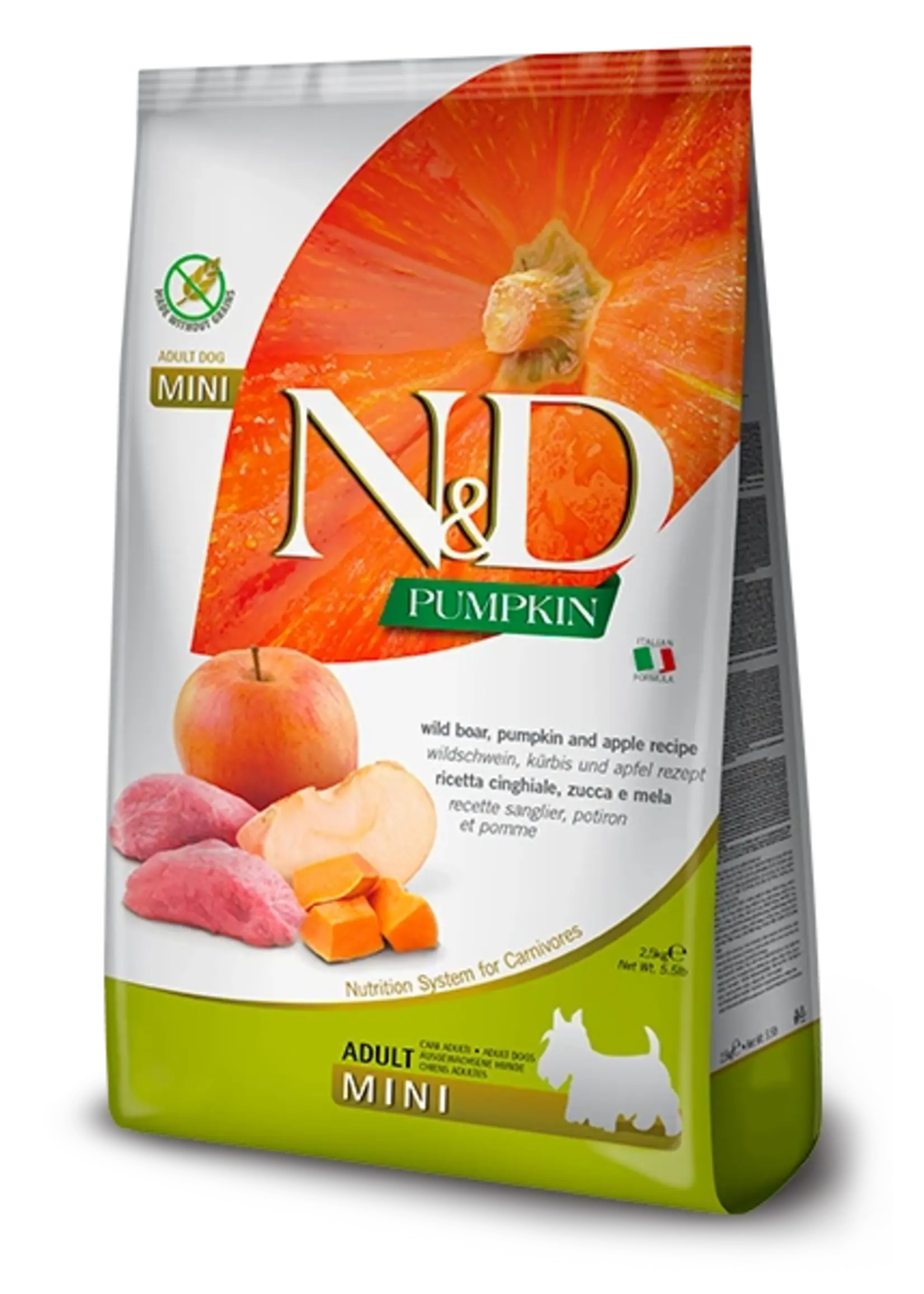Farmina Farmina Dog N&D Pumpkin Boar Adult Mini 5.5lb