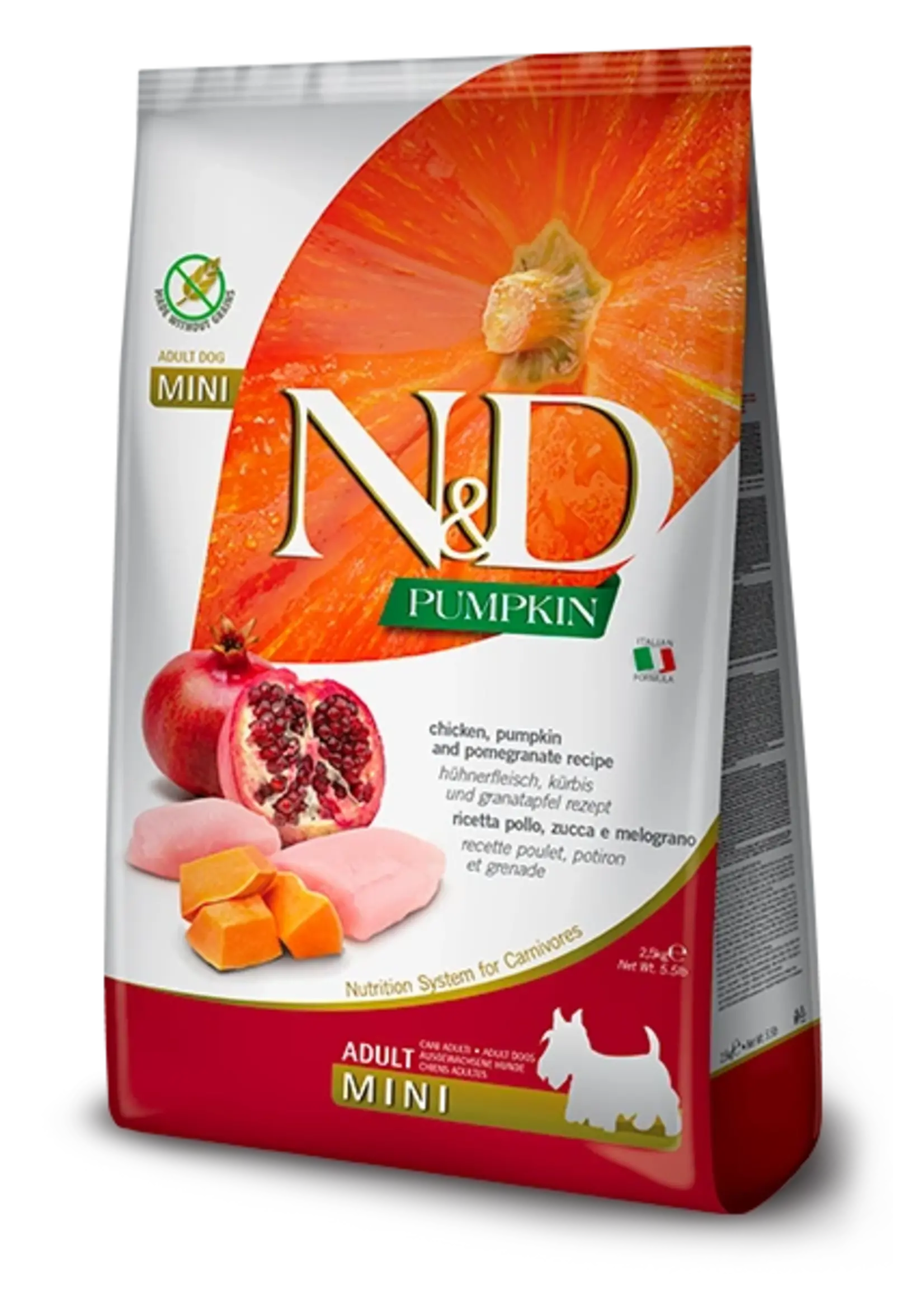 Farmina Farmina Dog N&D Pumpkin Chicken Adult Mini 5.5lb