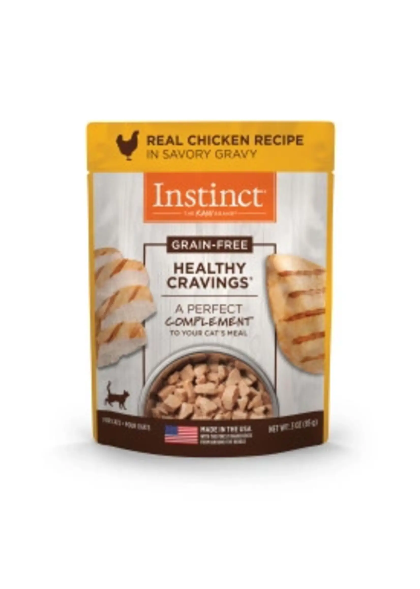 Instinct Instinct Healthy Cravings Real Chicken Cat Recipe 3oz Pouches