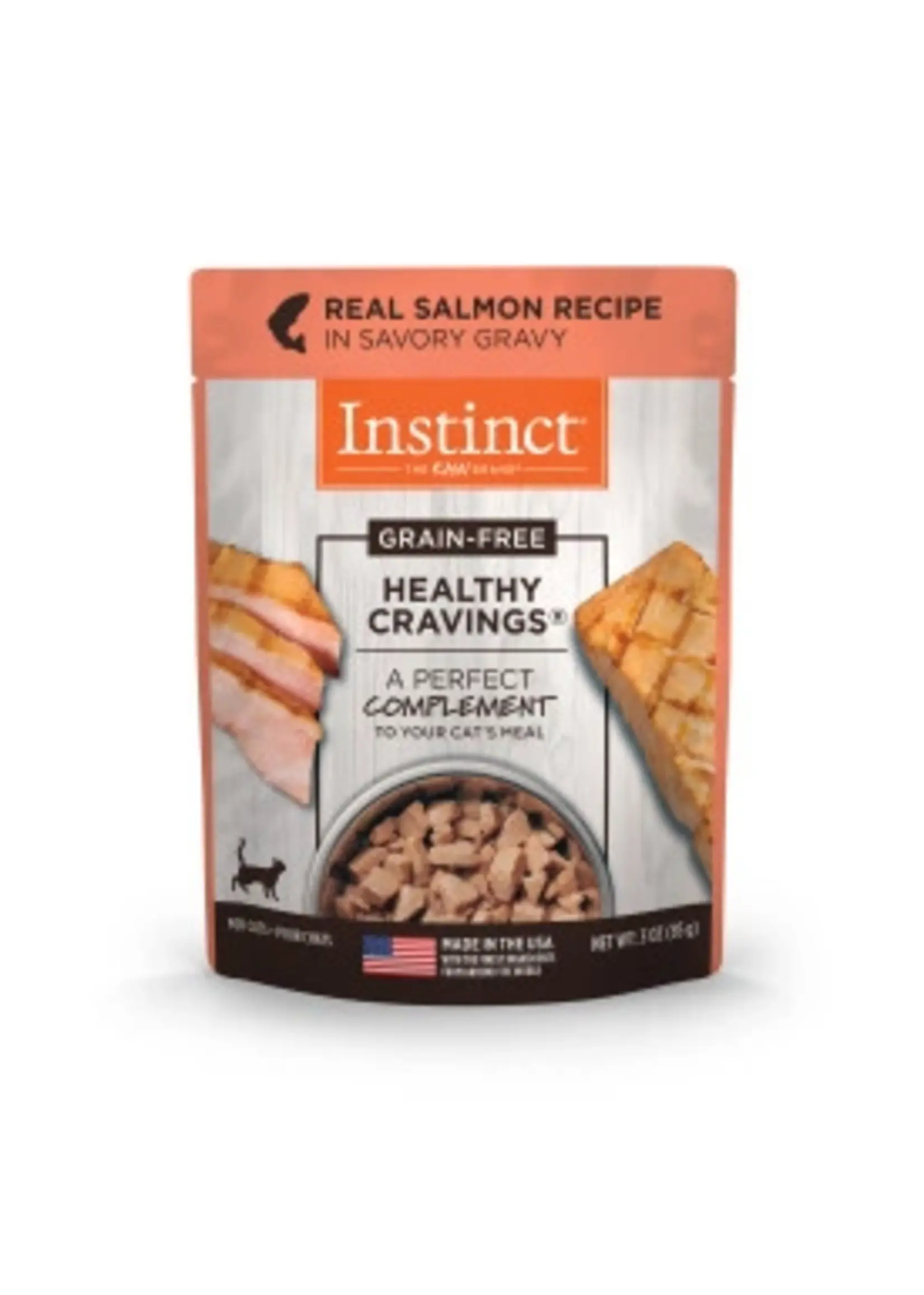 Instinct Instinct Healthy Cravings Real Salmon Cat Recipe 3oz Pouches