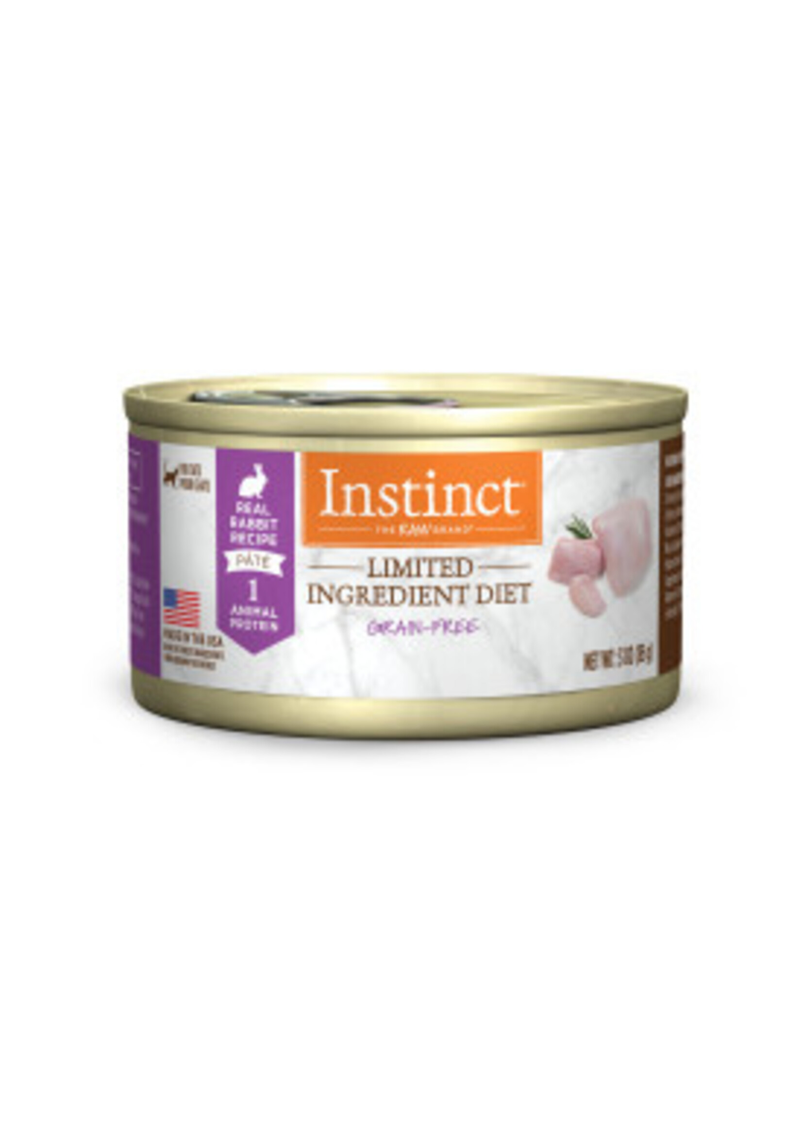 Instinct Instinct Limited Ingredient Diet Real Rabbit Recipe Wet Cat Food 3oz