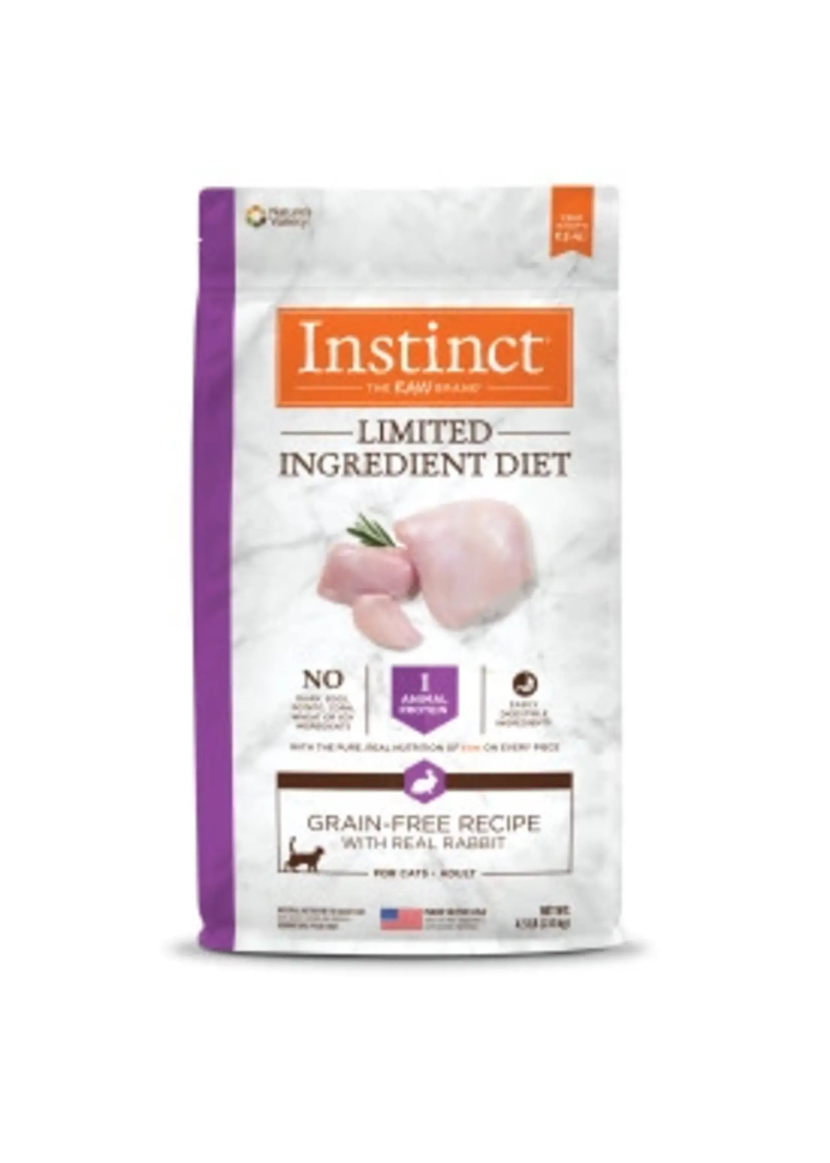 Instinct Instinct Limited Ingredient Diet Real Rabbit Recipe Cat Food 4.5lb