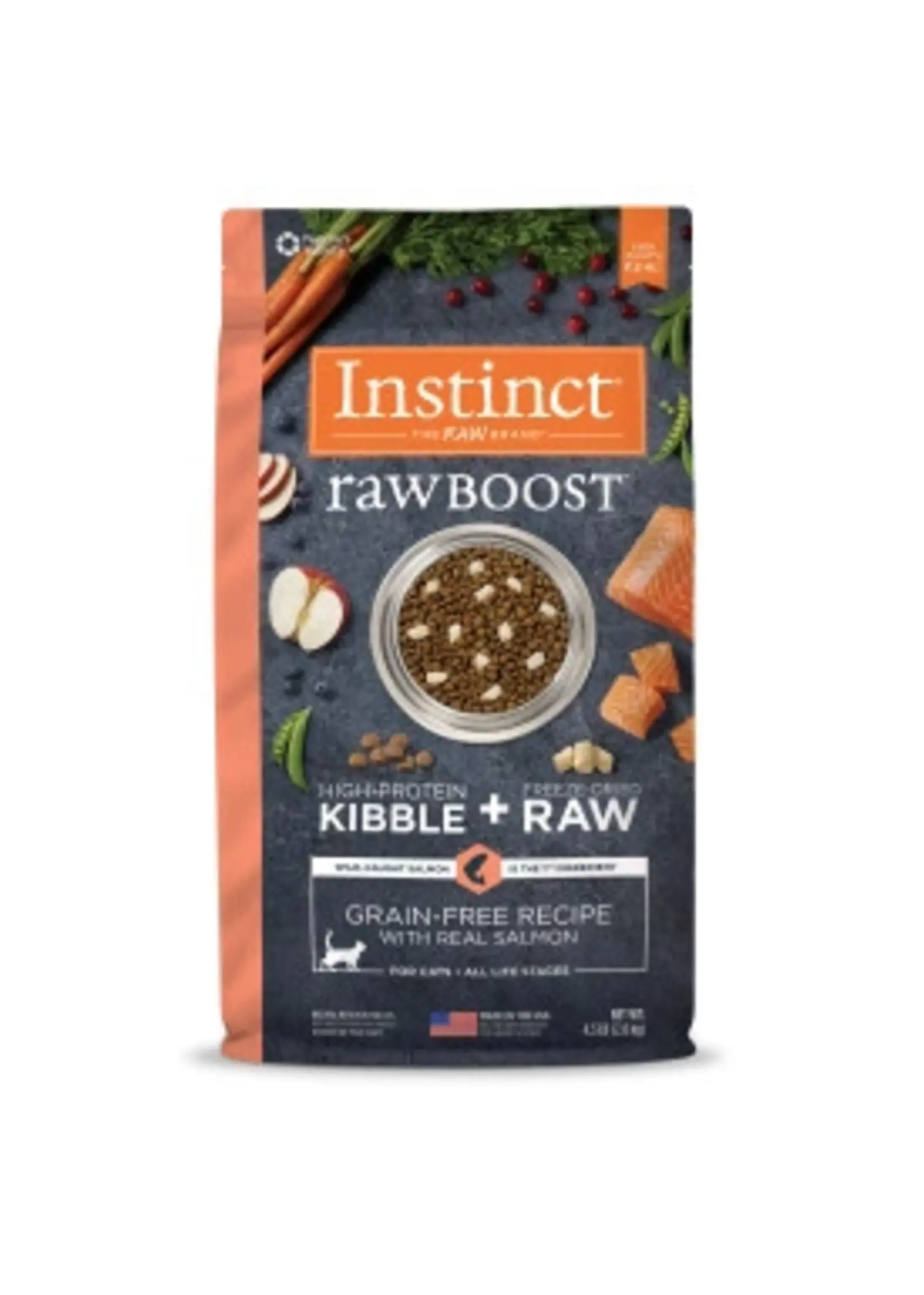 Instinct Instinct Raw Boost Grain-Free Cat Food Recipe with Real Salmon 4.5lb