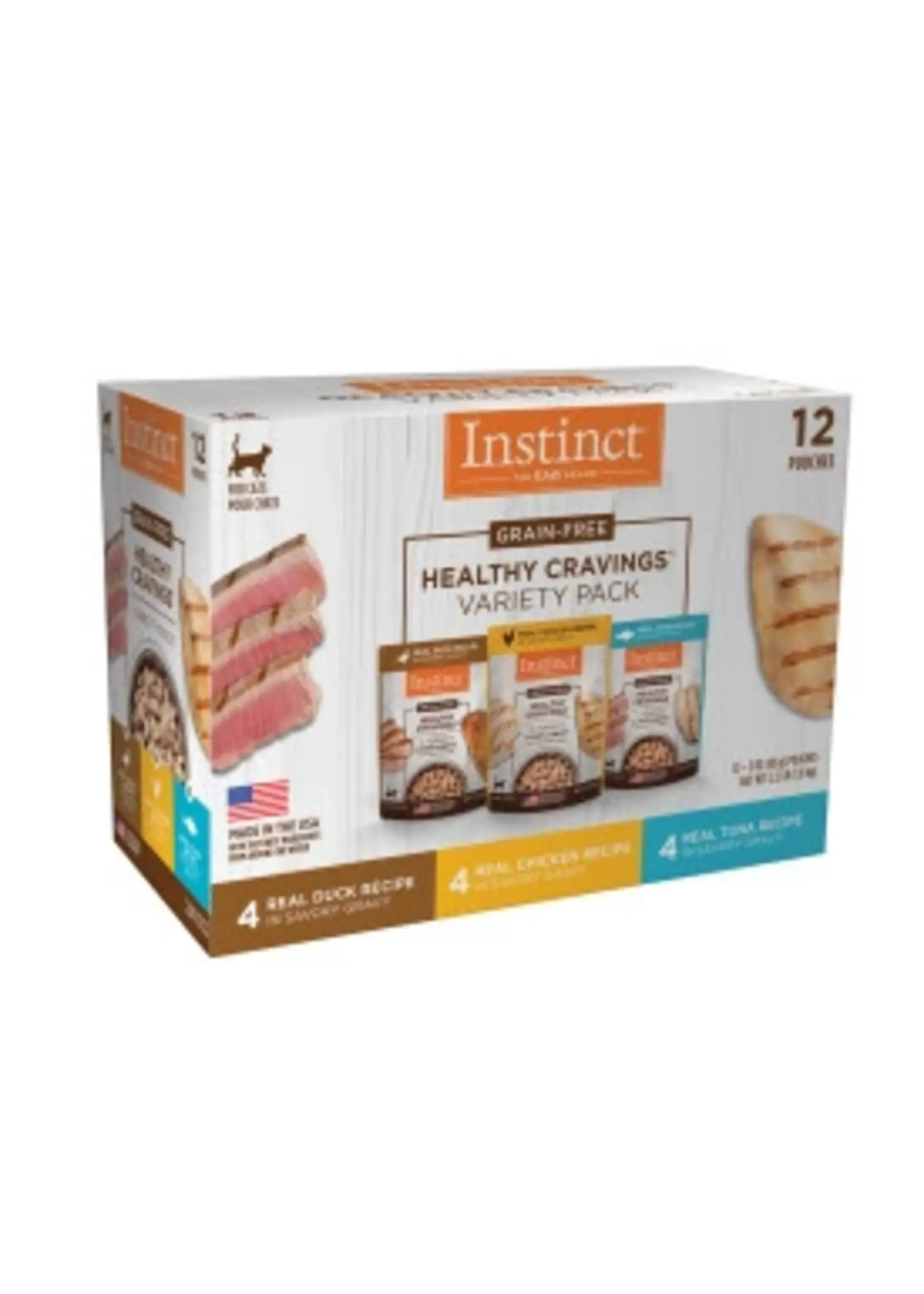 Instinct Instinct Healthy Cravings Cat Food Variety Pack Pouches 12/3oz