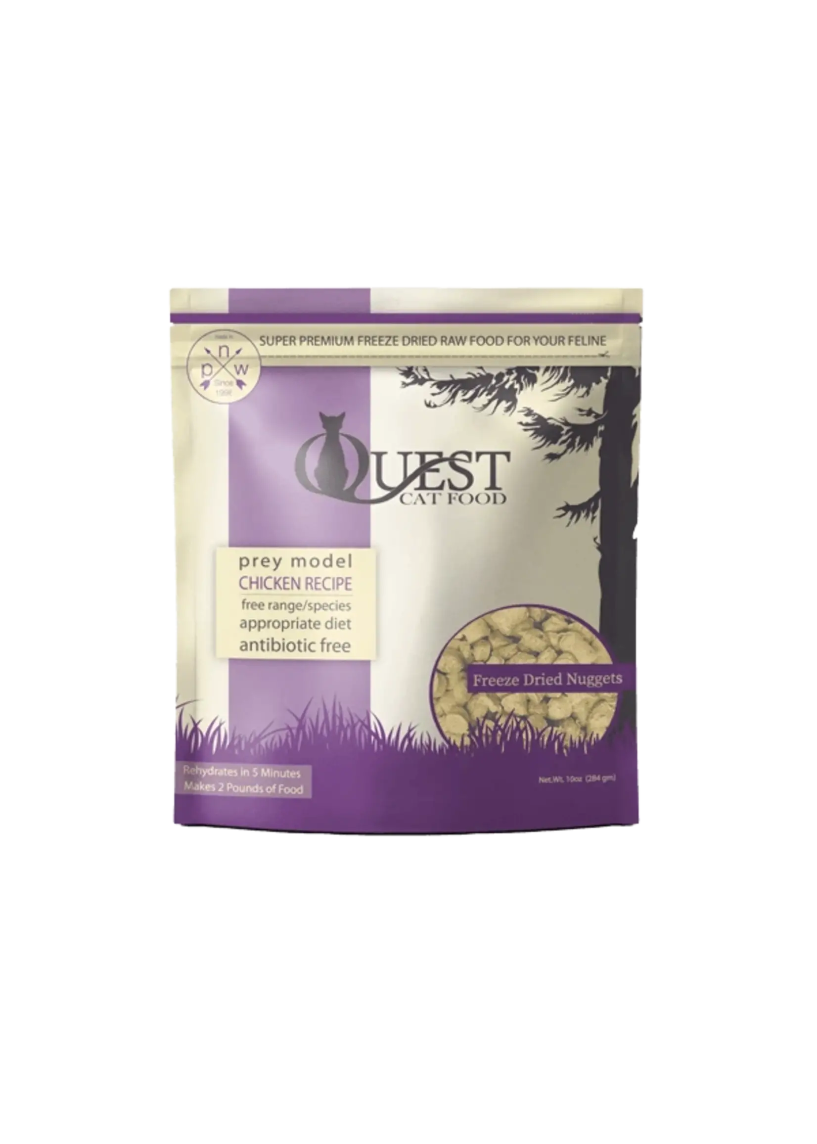 Steve's Real Food Steve's Real Food Quest 10oz Cat Freeze Dried Chicken Nuggets