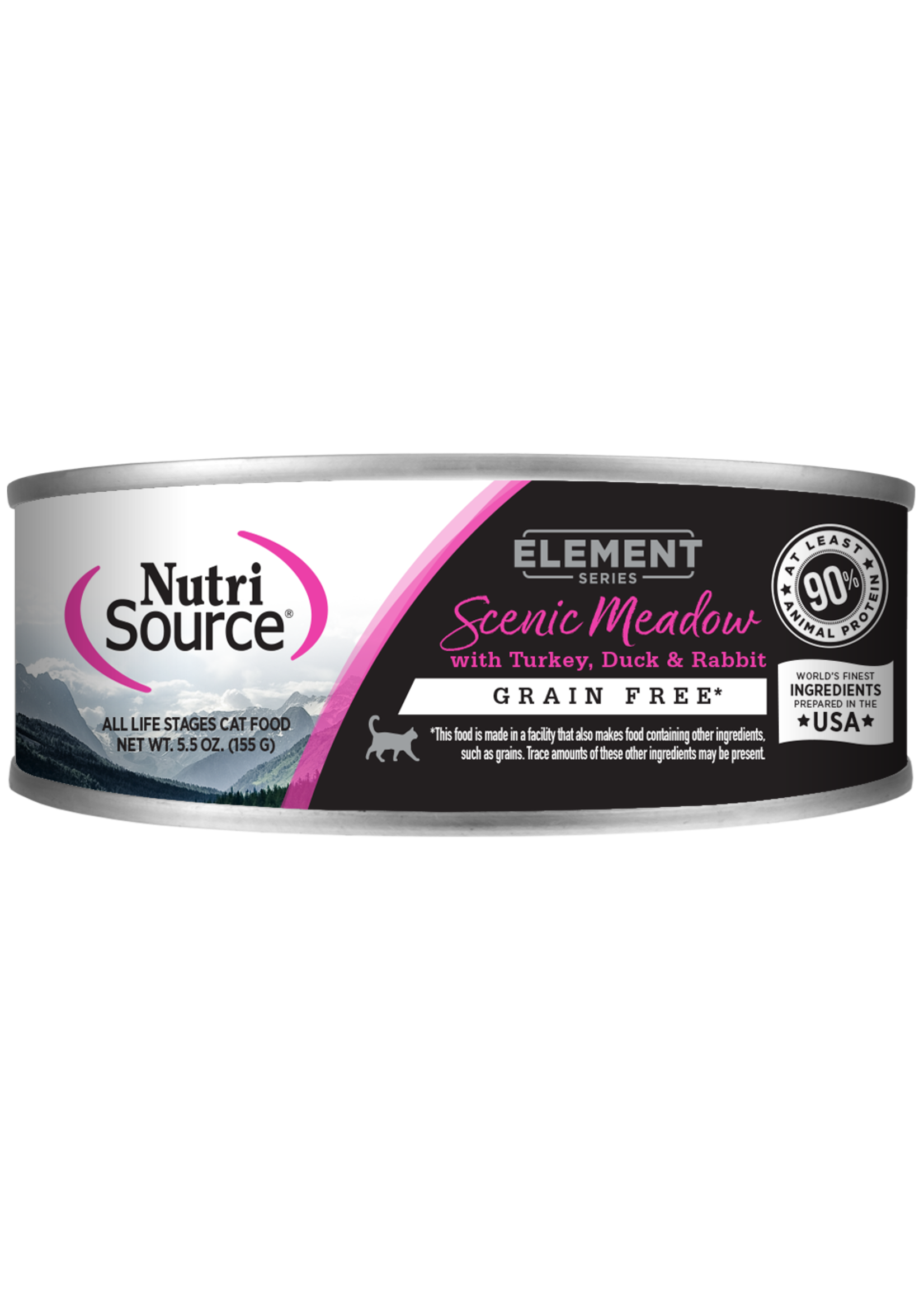 NutriSource Nutrisource Element Series Cat Scenic Meadow Turkey, Duck & Rabbit 5.5oz