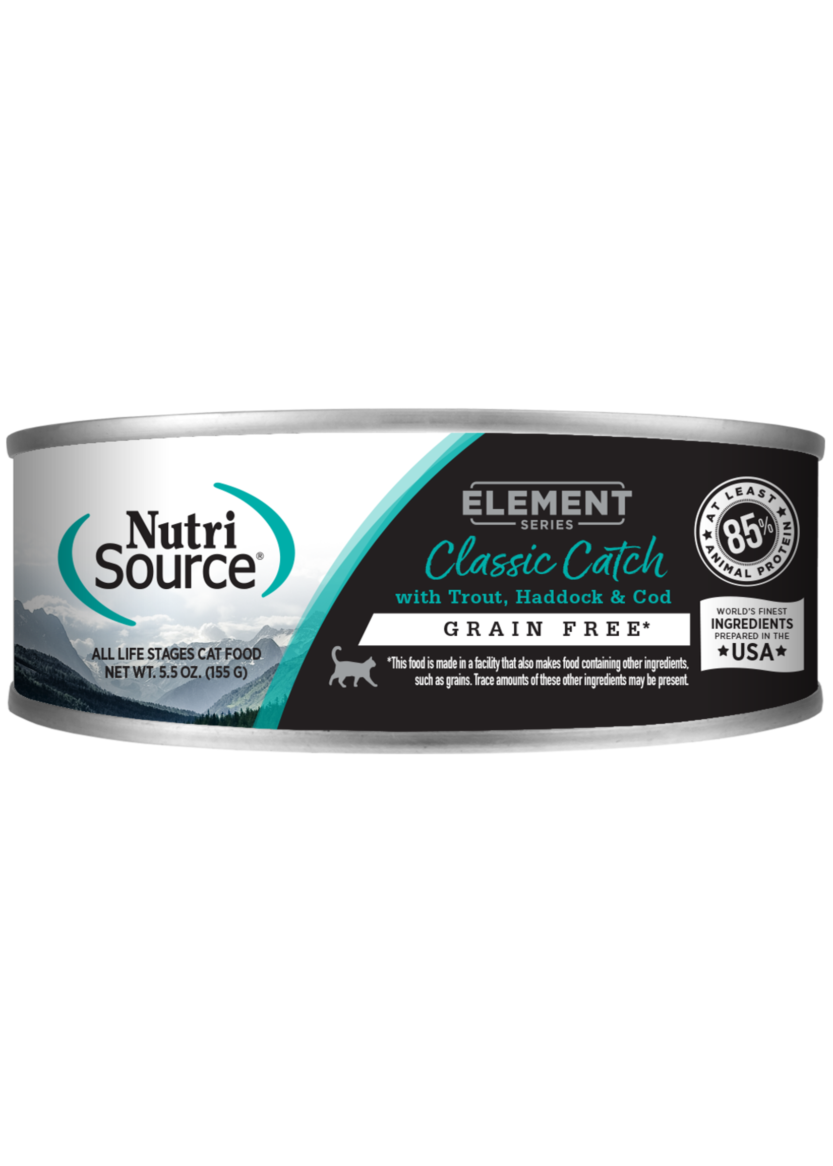 NutriSource Nutrisource Element Series Cat Classic Catch Trout, Haddock & Cod 5.5oz