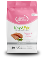 NutriSource NutriSource PureVita Grain Free Salmon & Peas Entree Cat Food, 4lb Bag
