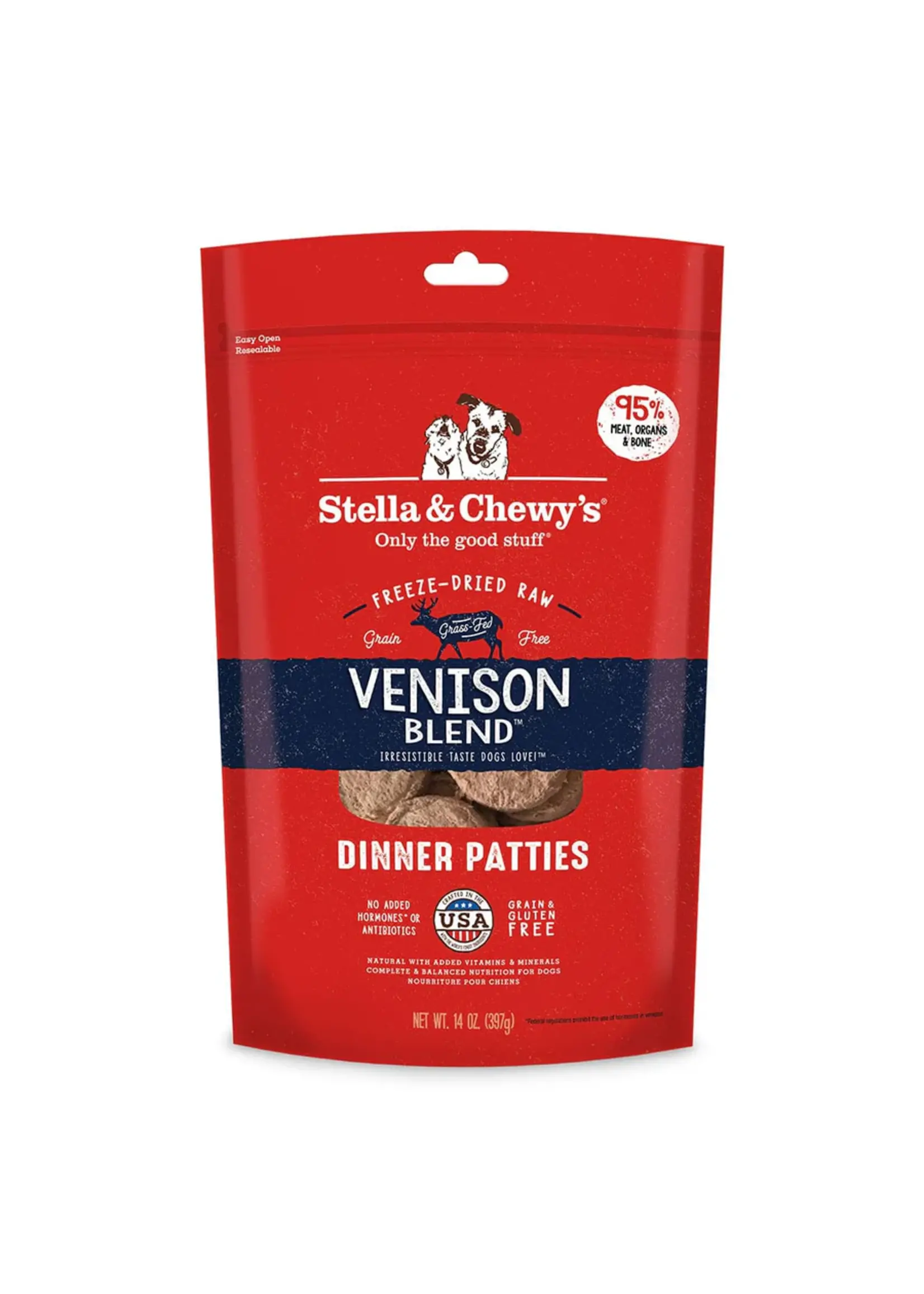 Stella & Chewy's Stella & Chewy's 14oz Freeze-Dried Raw Dinner Patties Venison Blend