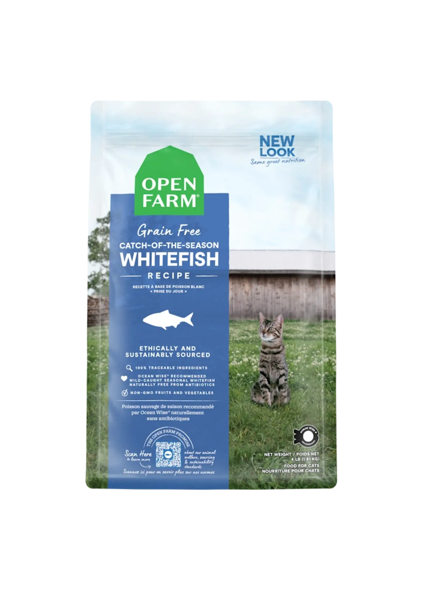 Open Farm Open Farm Grain-Free Cat Food Catch-of-the-Season Whitefish, 4lb Bag