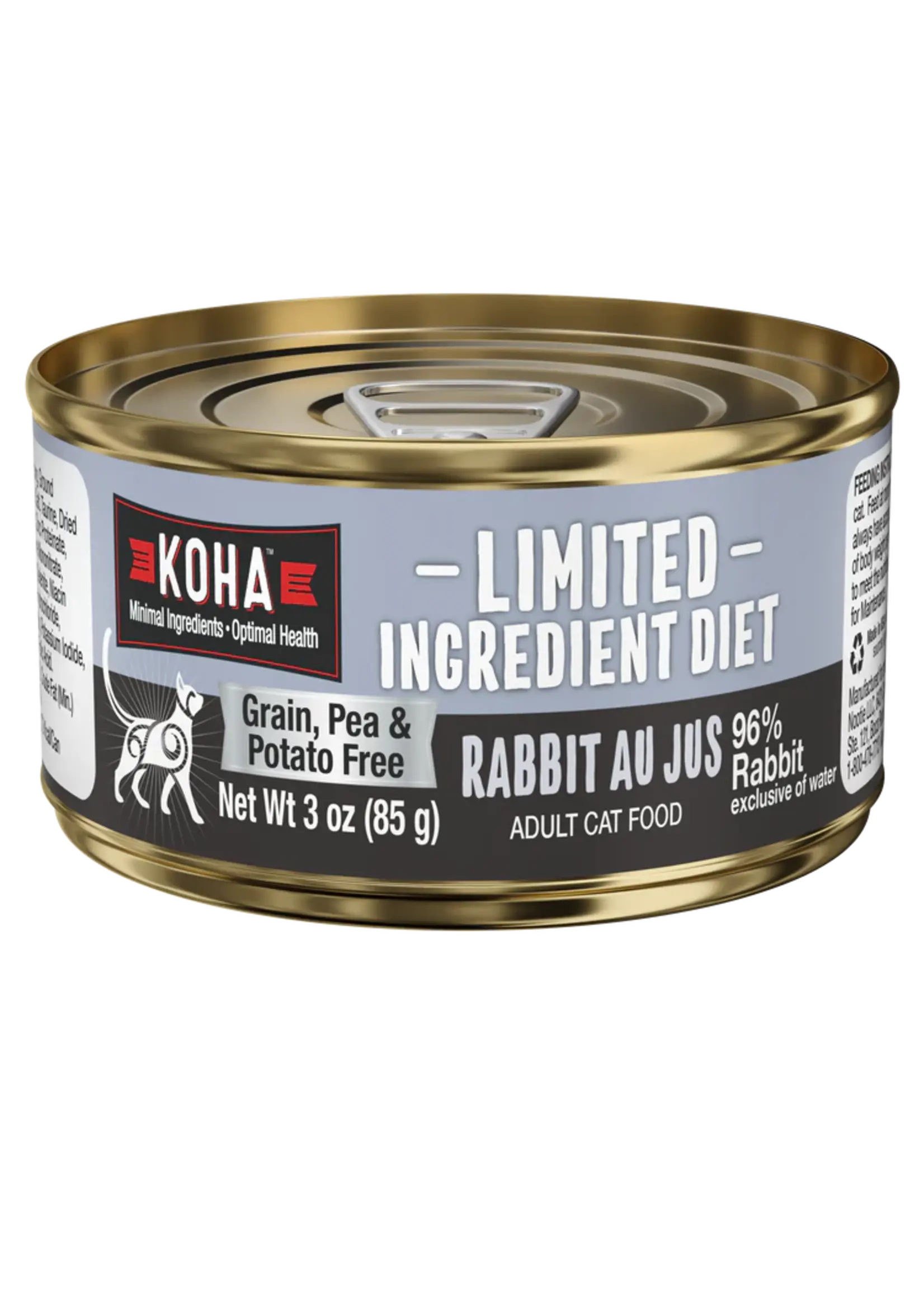 Koha LID Rabbit Au Jus Wet  Cat Food