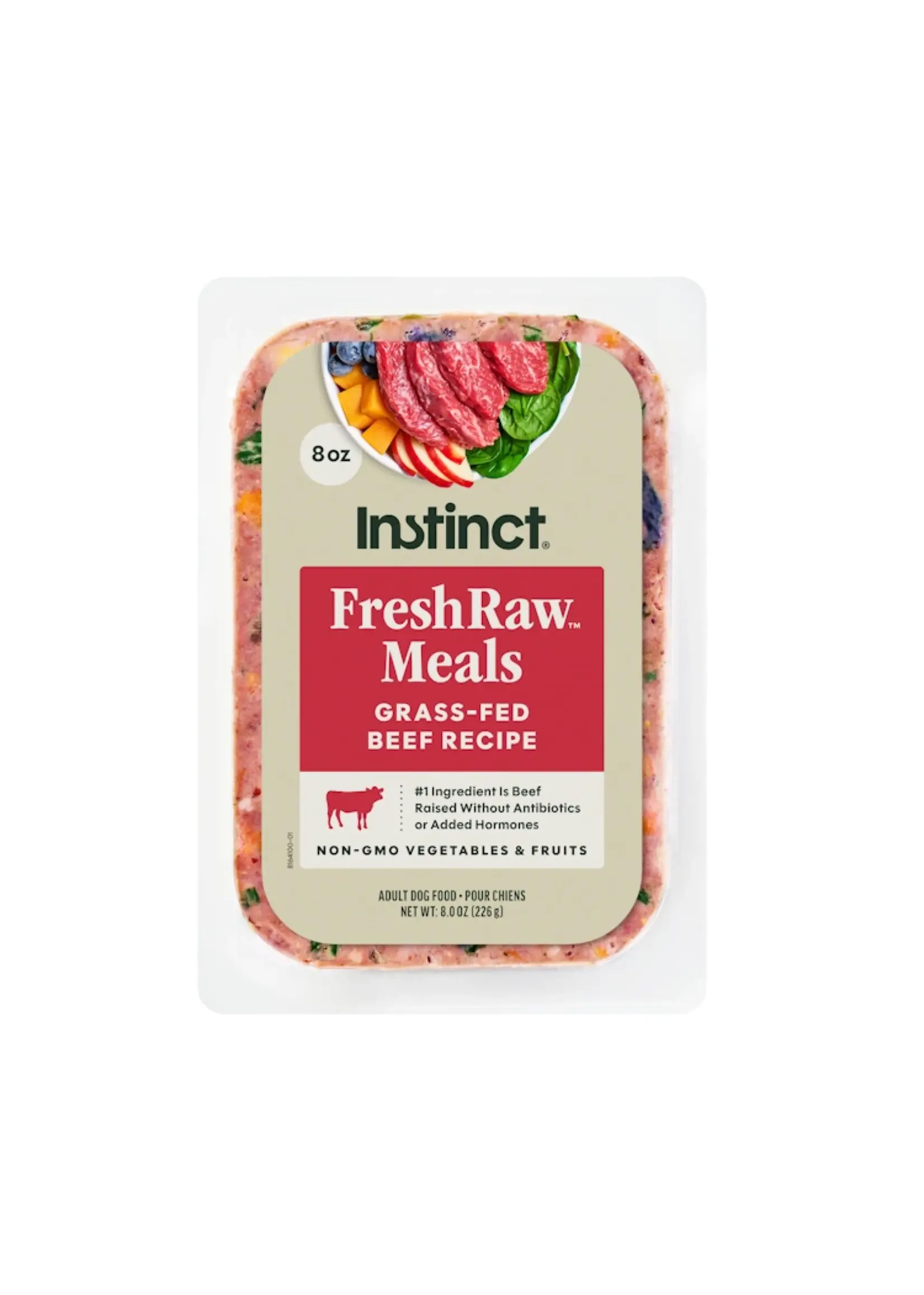 Instinct Instinct FreshRaw Meals Frozen Grass-Fed Beef Dog Food