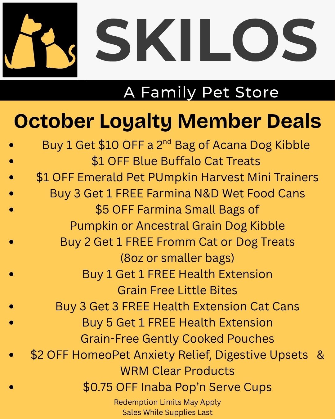 Milwaukee Pet Supplies Skilos Deals Dog Food, Cat Food