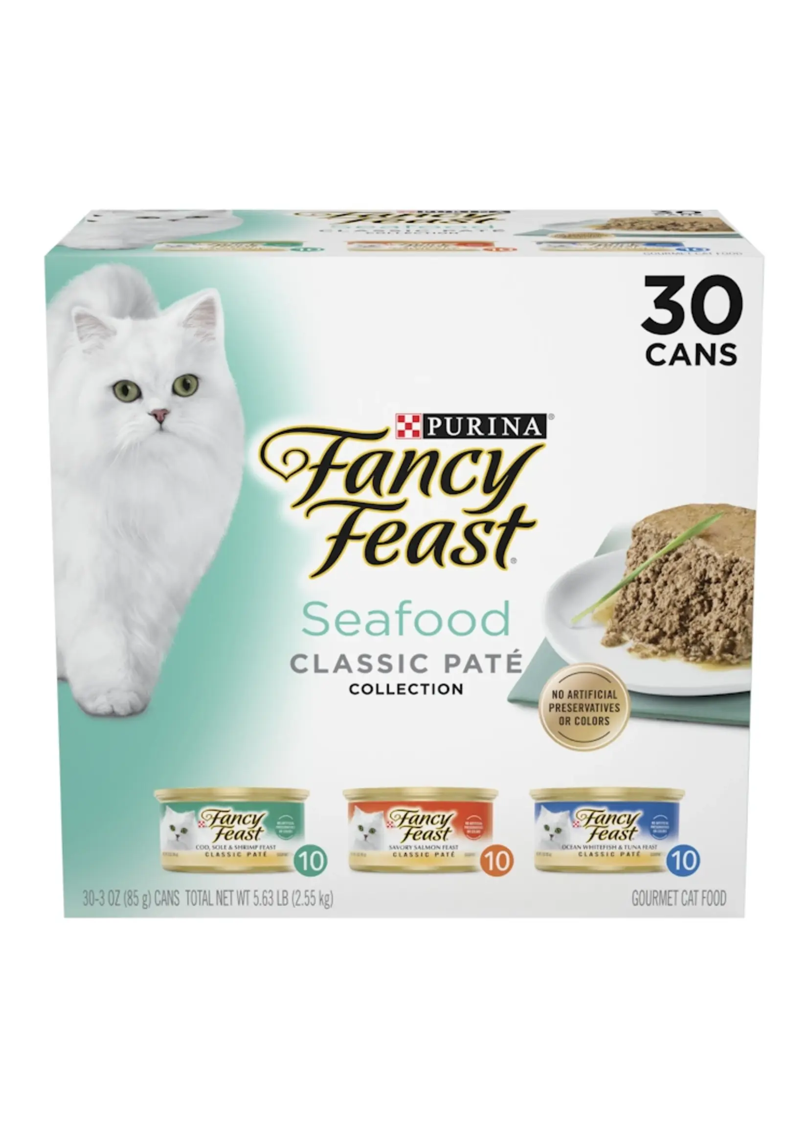 Purina Fancy Feast Purina Fancy Feast Seafood Bundle 30 x 3 oz