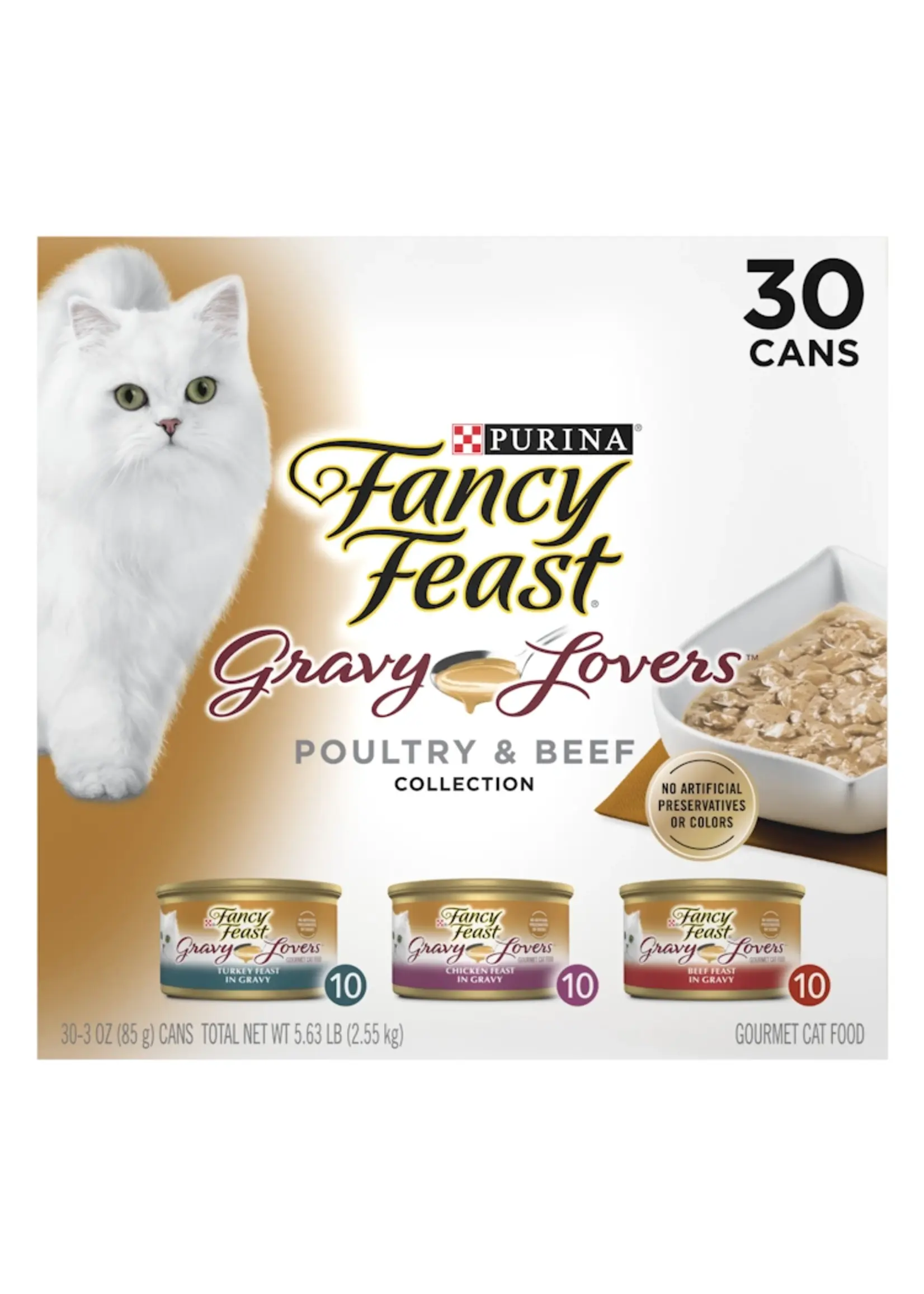 Purina Fancy Feast Purina Fancy Feast Gravy Lovers Variety Pack 30 x 3 oz