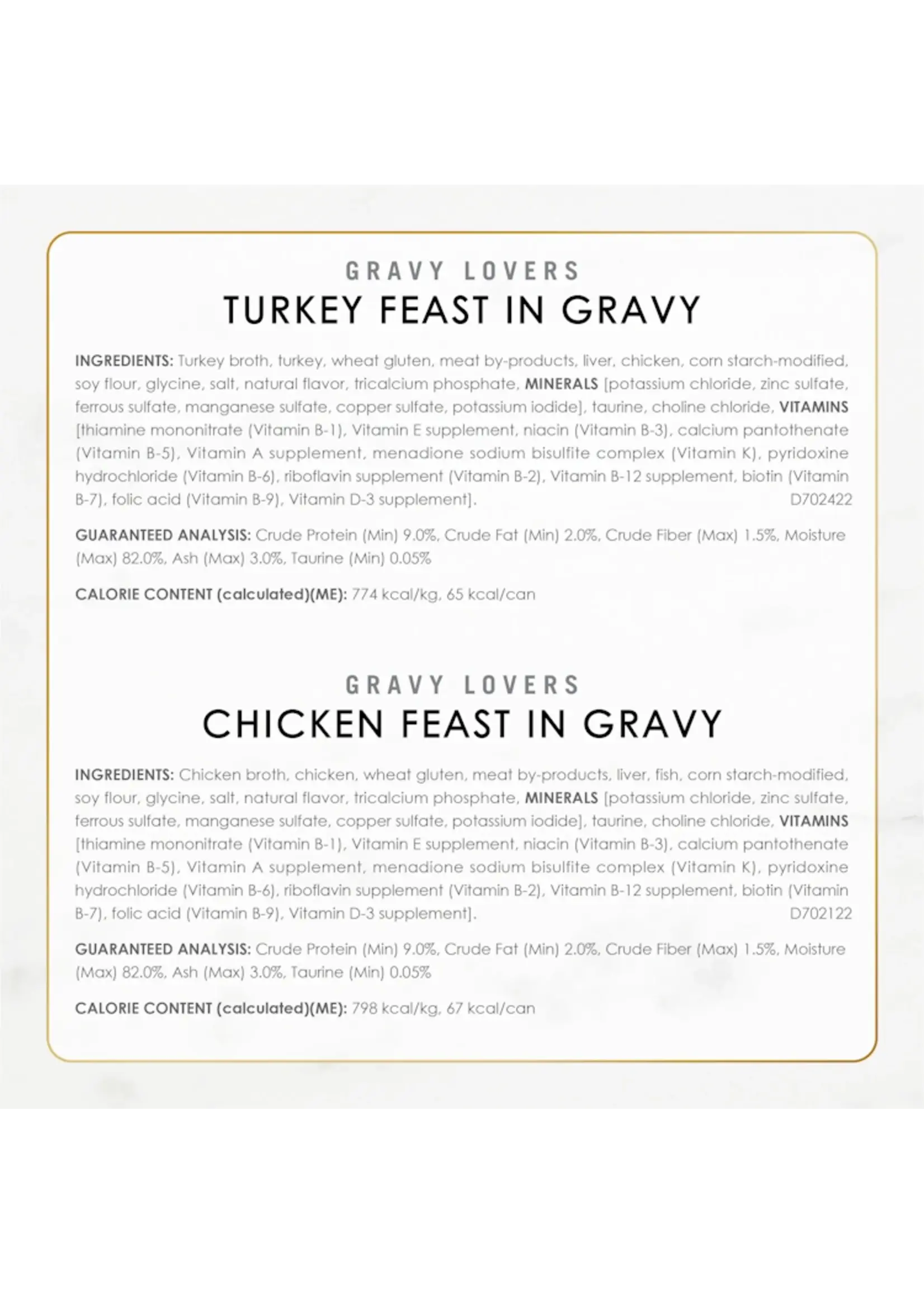 Purina Fancy Feast Purina Fancy Feast Gravy Lovers Variety Pack 30 x 3 oz