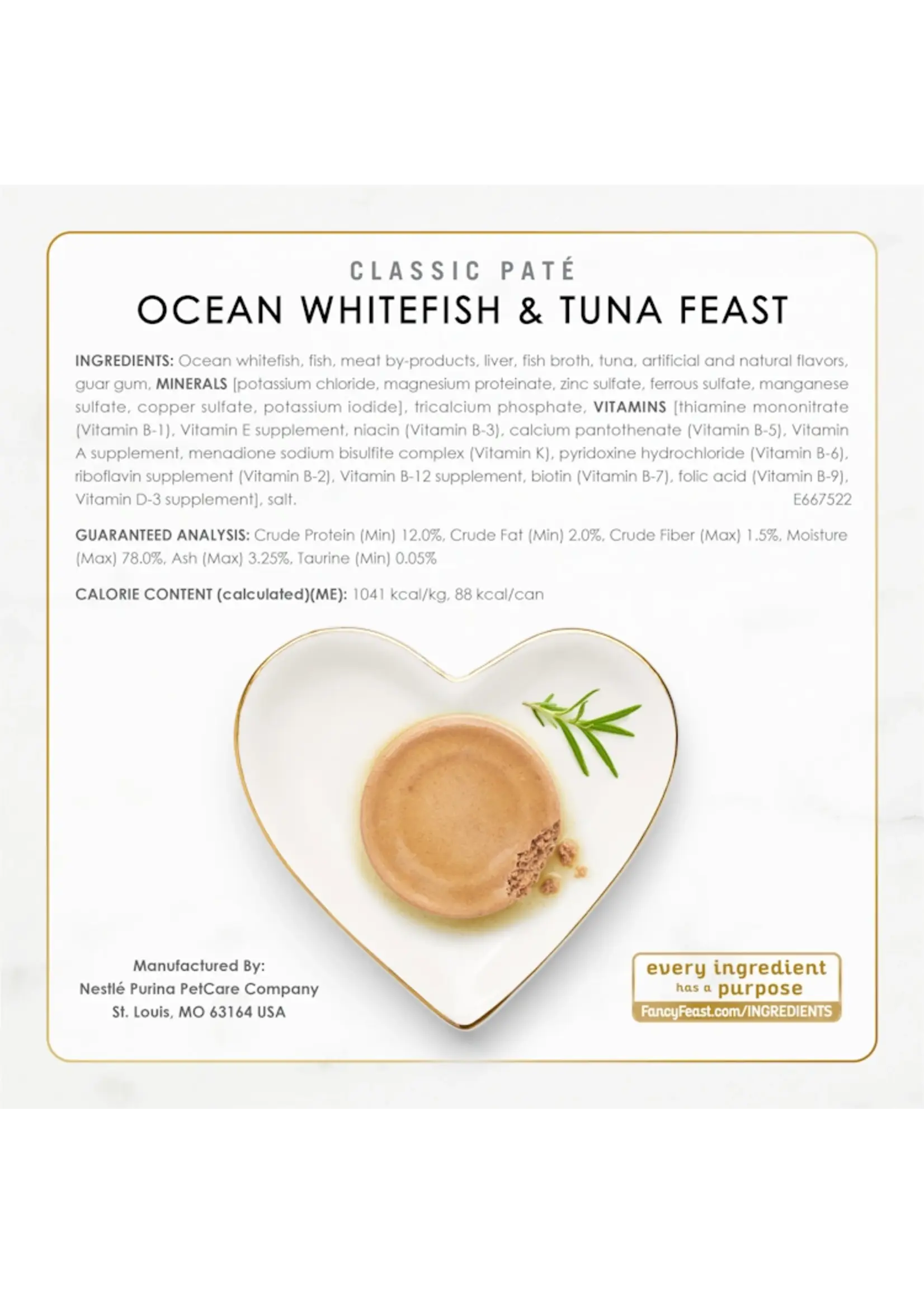 Purina Fancy Feast Purina Fancy Feast Classic Seafood Feast Variety Pack 24 x 3 oz