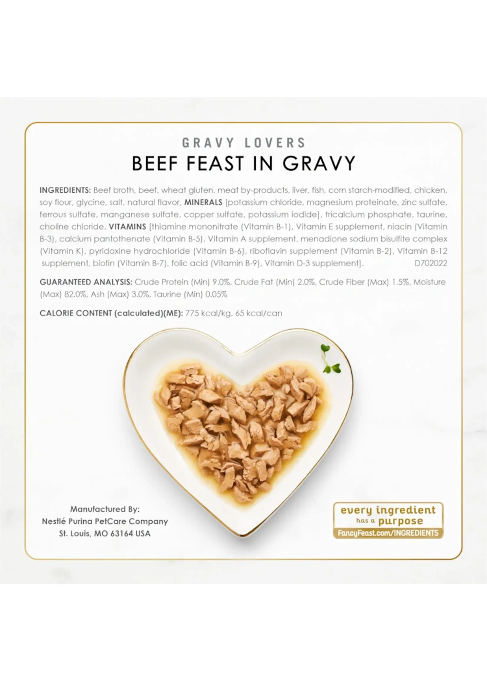 Purina Fancy Feast Purina Fancy Feast Gravy Lovers Variety Pack 30 x 3 oz