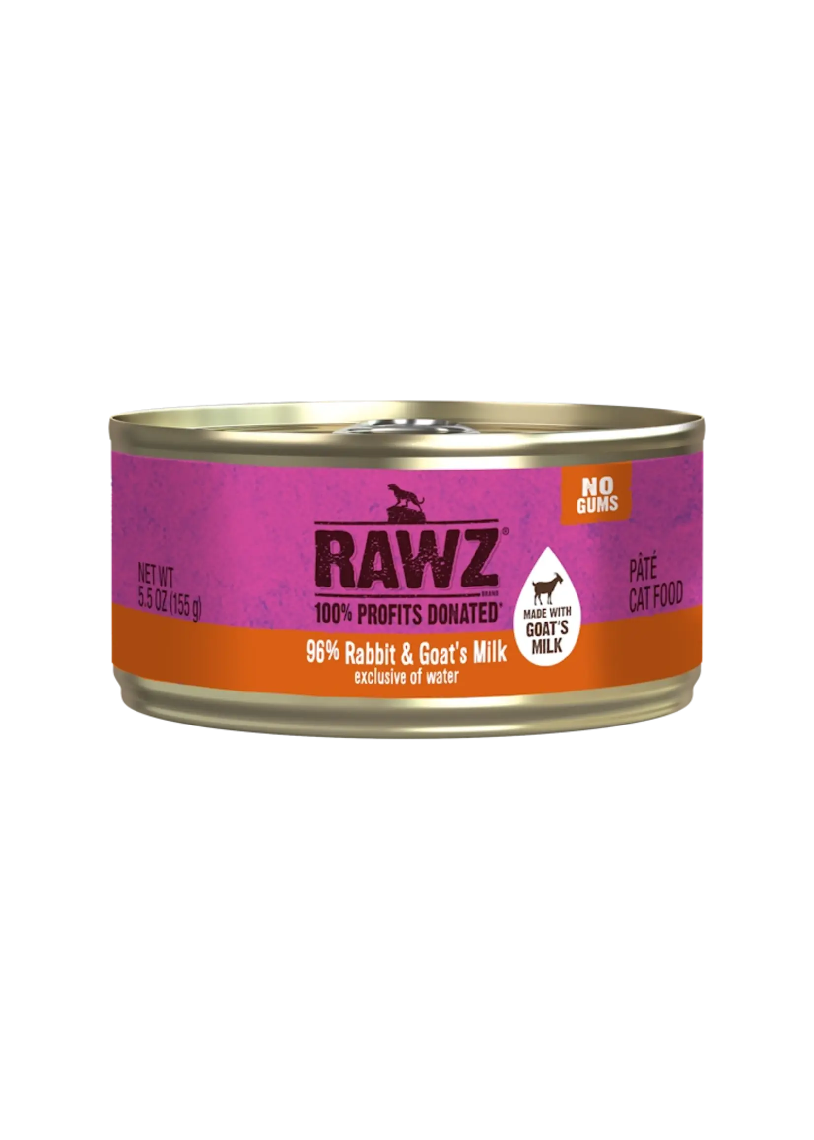 Rawz Rawz Cat Rabbit & Goat's Milk Pate 5.5oz