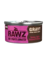 Rawz Rawz Salmon Beef Coconut Oil Minced in Gravy Cat 3oz