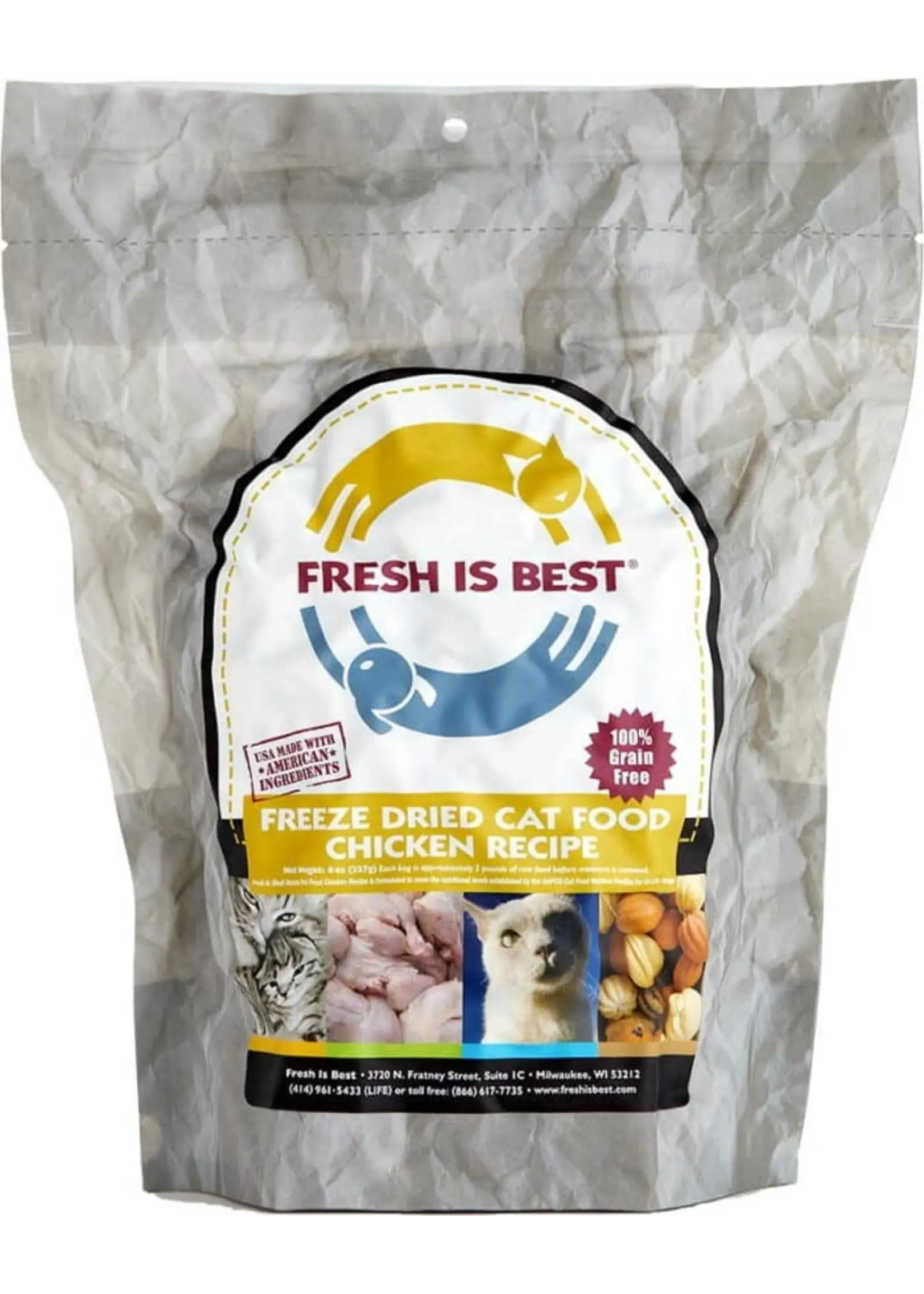 Fresh Is Best Fresh is Best Freeze Dried Chicken Cat Food 8 oz