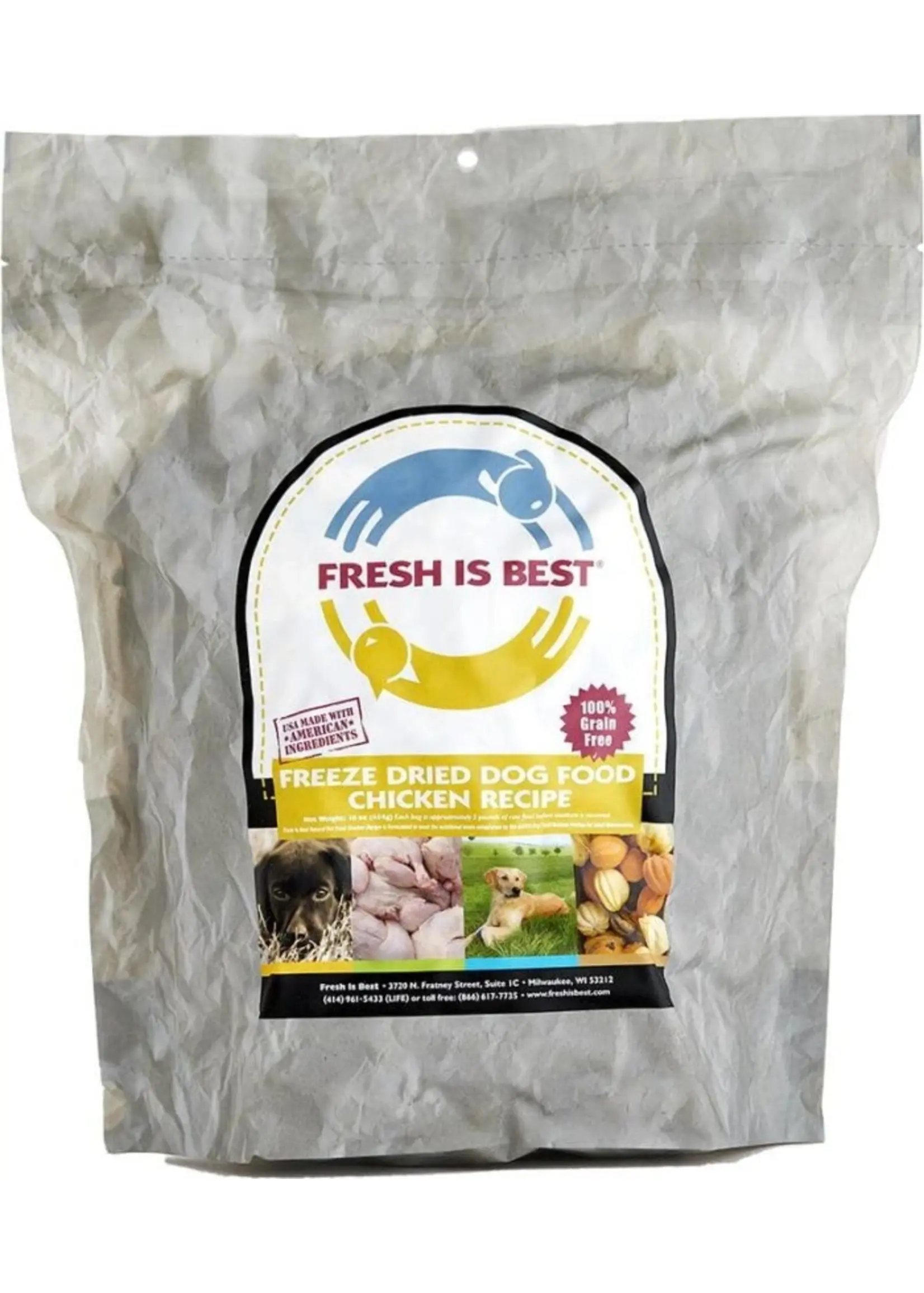 Fresh Is Best Fresh is Best Freeze Dried Chicken Dog Food 16oz