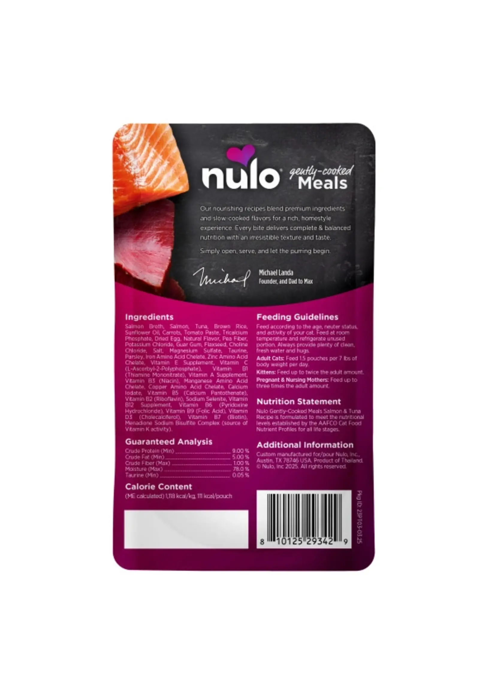 Nulo Nulo Cat Gently Cooked 3.5oz Meal