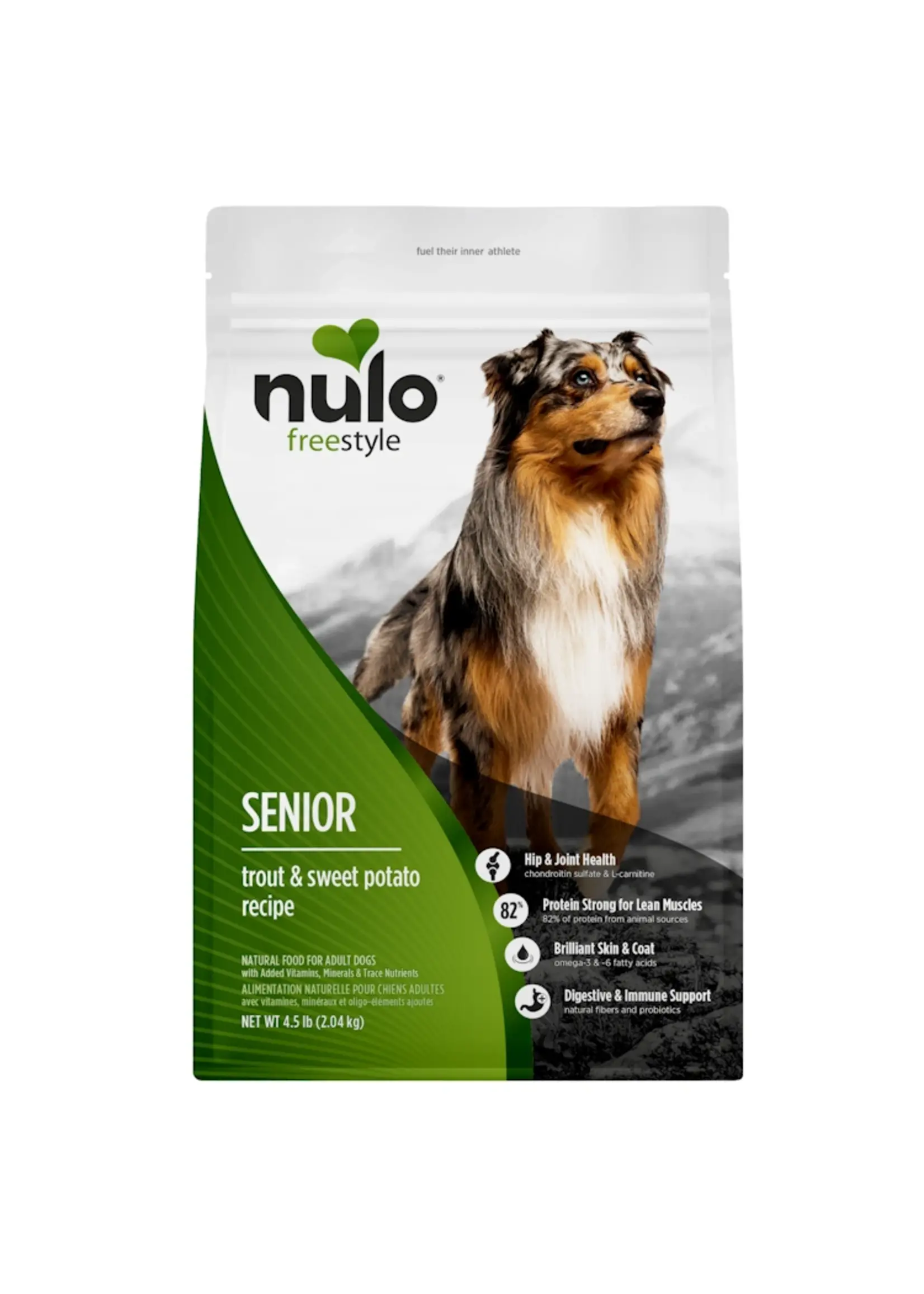 Nulo Nulo FreeStyle GF Senior Trout Dog Food 4.5lb