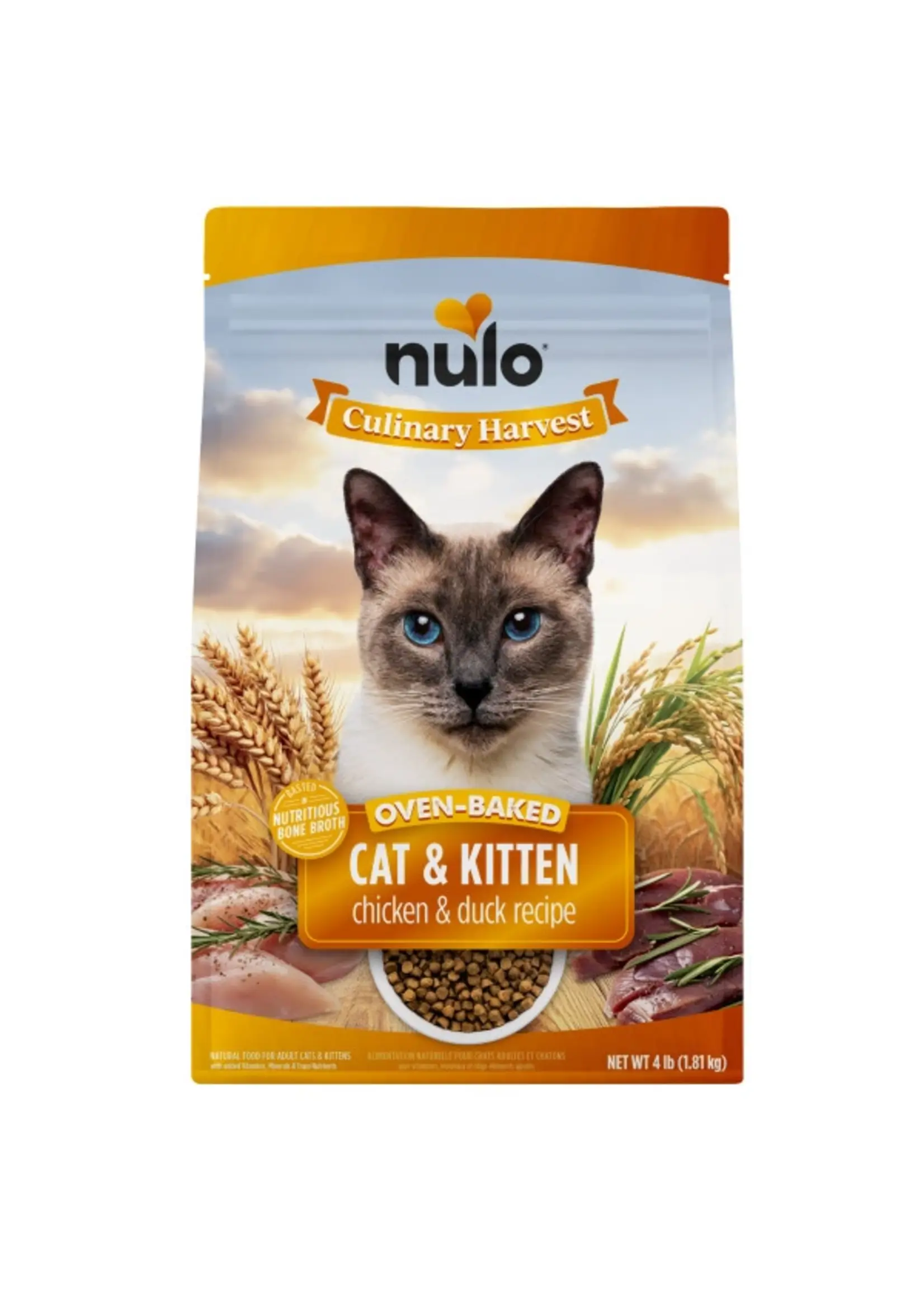 Nulo Nulo Culinary Harvest Baked Chicken & Duck Cat Kitten Food