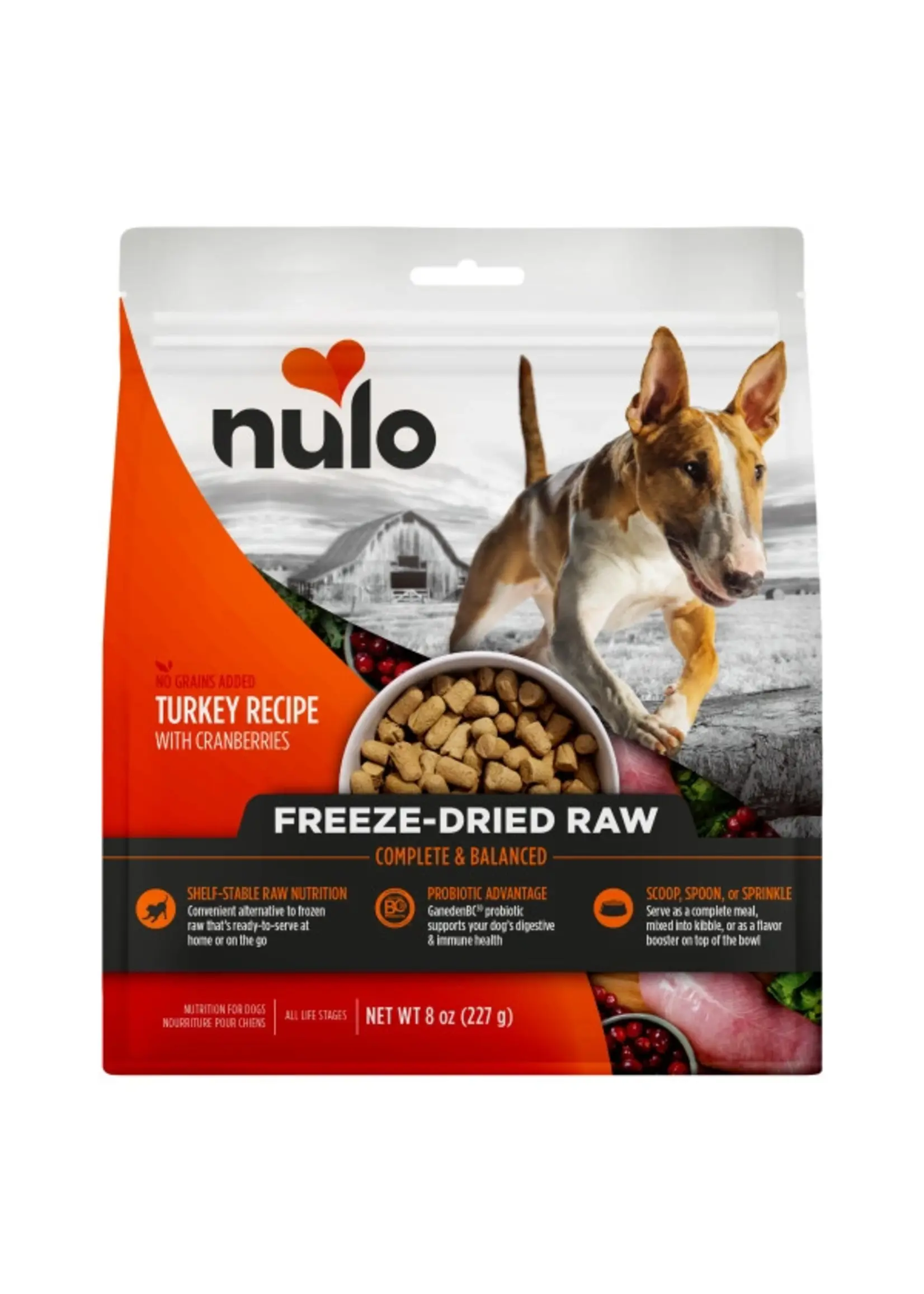 Nulo Nulo Freeze Dried Raw Dog Food Turkey & Cranberry