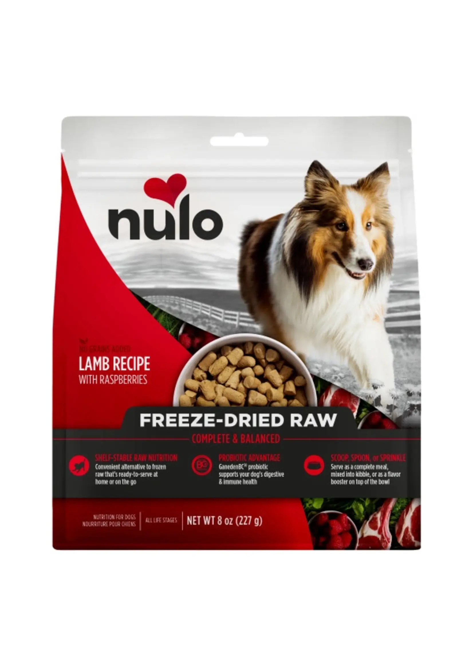 Nulo Nulo Freeze Dried Raw Dog Food Lamb & Raspberries