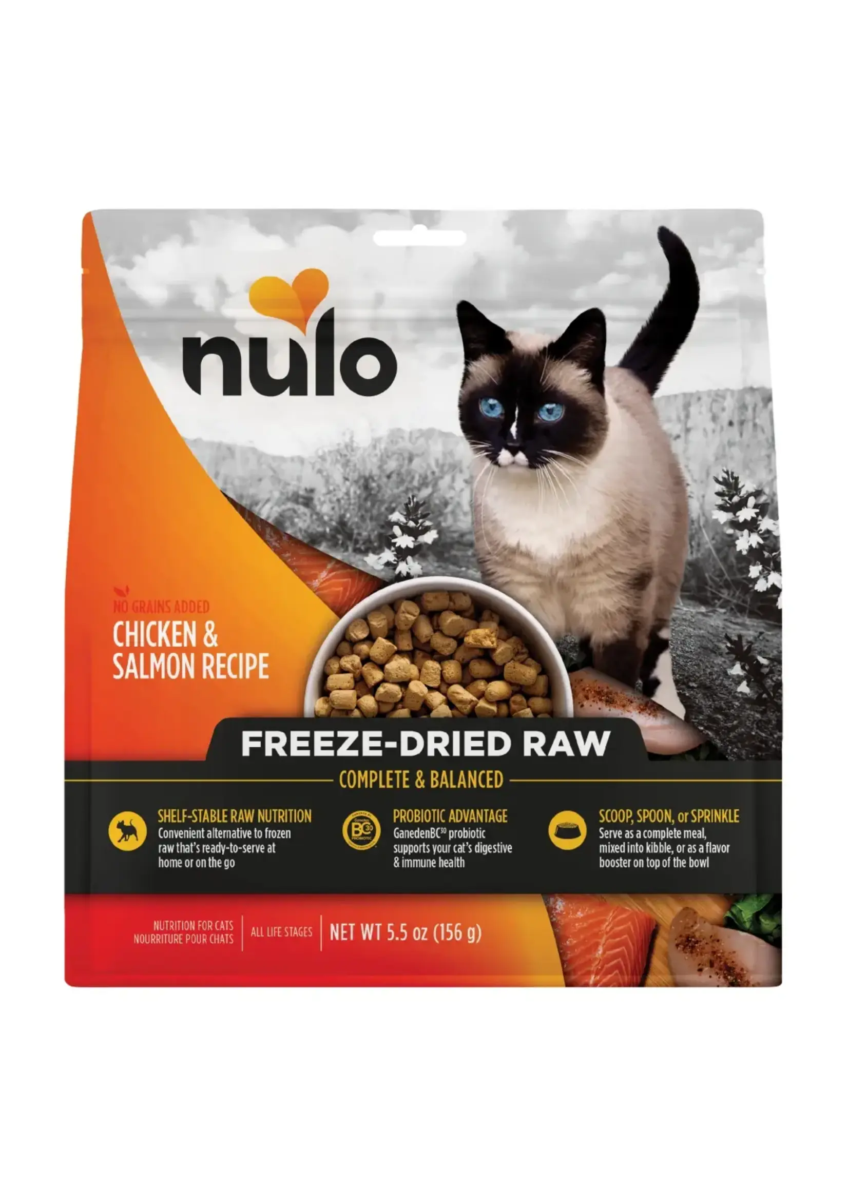 Nulo Nulo FreeStyle Freeze-Dried Cat Food Chicken & Salmon