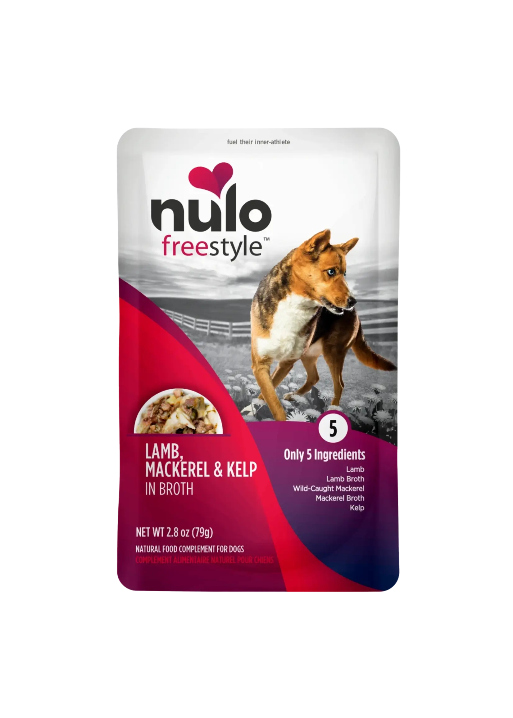 Nulo Nulo FreeStyle Dog Pouch in Broth 2.8oz Lamb, Saba & Kelp